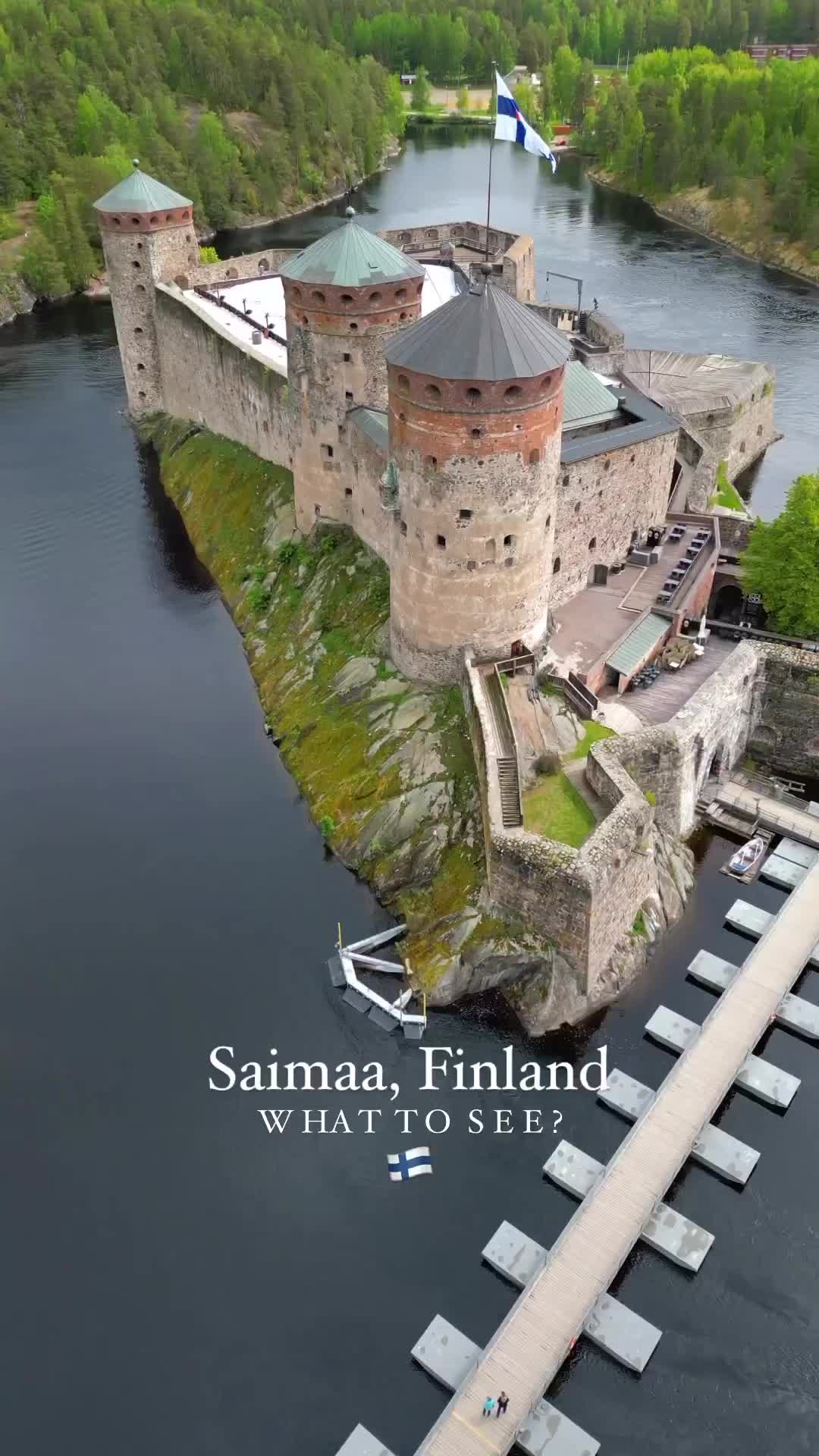 What to see in Saimaa? ✨ Commercial collaboration @visitsaimaa_official 

@olavinlinna is the northernmost medieval stone fortress still standing! Beautiful views and stories. Book a guide or explore on your own. The nearby Savonlinna harbor having old steamships is also a good spot to the same time! 🏰😍

@lakelandgteguidearto with a local guide showing you the islands and wildlife (birds and seals etc) you will have the best chance of seeing the best nature spots Saimaa gots to offer! 🦭💧🦅

@kenkavero has a charming Santa Claus’ Summer Hideaway cottage and many other reasons to visit like a beautiful restaurant and souvenir shop. 🎅🏼

@mekaanisenmusiikinmuseo In Mechanical Music Museum with a guide you will explore the different eras and stories of mechanical music machines. Super entertaining and interesting for all ages. 🎶🎵

@teahousewehmais is located on a beautiful farm with cows and hiding inside you will enjoy amazing afternoon tea time with tasty treats 🤤🍰☕️

⭐️ Save this for your summer trip to Finland ⭐️ 

#visitsaimaa #saimaamoments #lakesaimaa
#purestfinland

#discoverfinland #saimaa #olavinlinna #järvi #kansallismuseo #castlesofinstagram #ourfinland #finland #architecturehunter #kenkävero #miunsaimaa #castle #myfinland #teahouseofwehmais #afternoontea #savonlinna #dronephotography #droneoftheday #dronestagram #fromwhereidrone #mekaanisenmusiikinmuseo