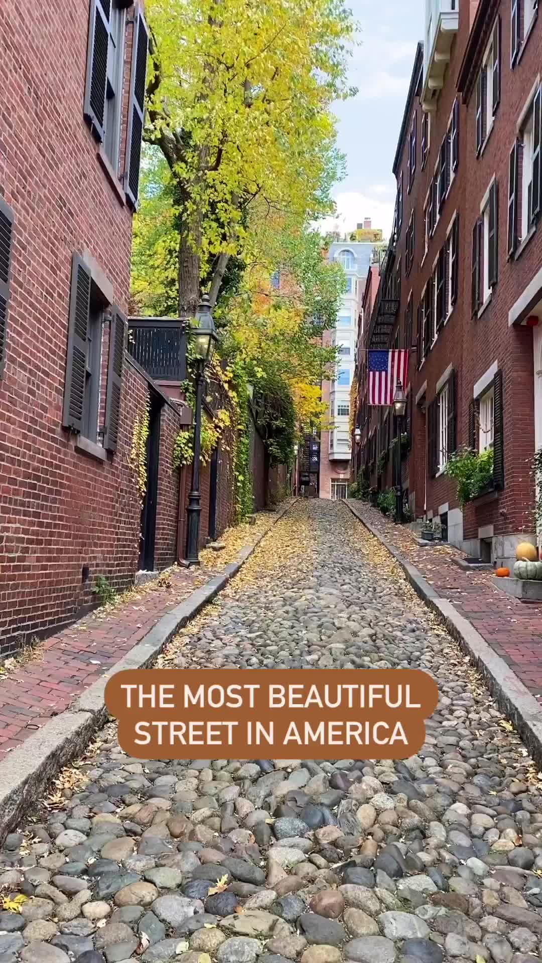 The Most Beautiful Street in America: Acorn Street, Boston