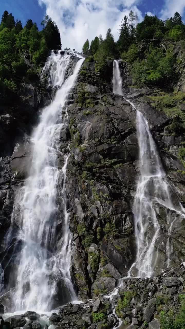 Drone Adventure at Cascata di Nardis Waterfall
