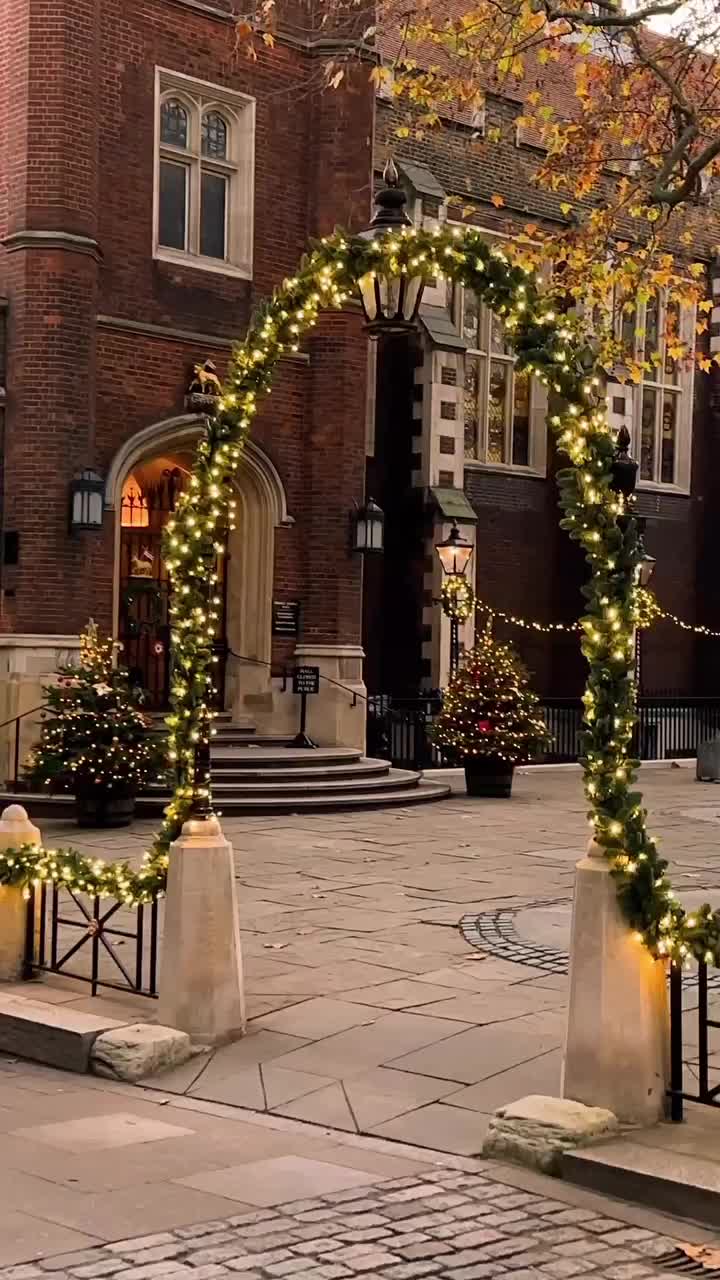 Christmas in Temple 🎄: Middle Temple Hall, London