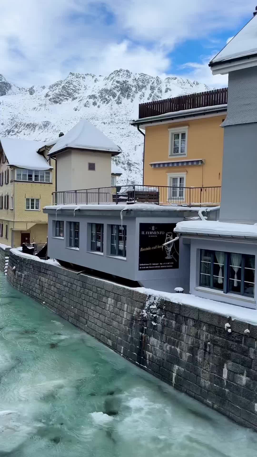 Winter Wonderland in Andermatt, Switzerland