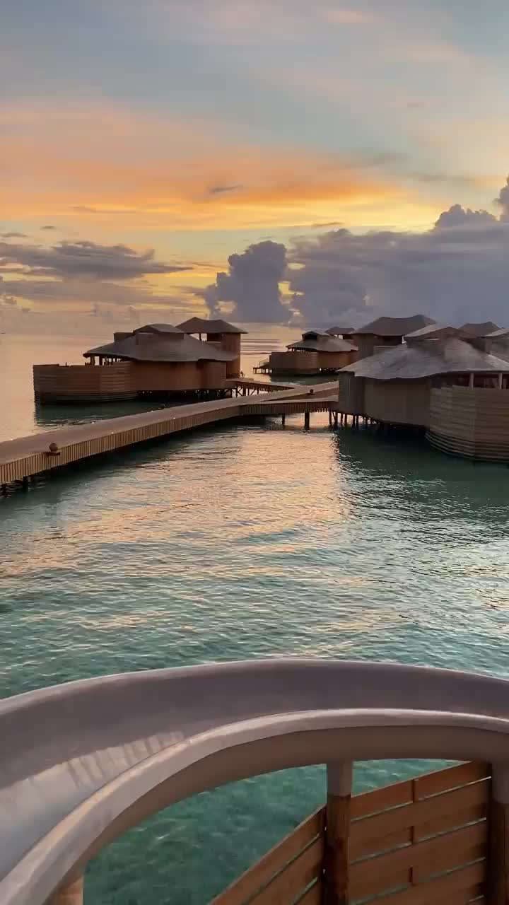 Stunning Sunrise Views at Soneva Fushi, Maldives