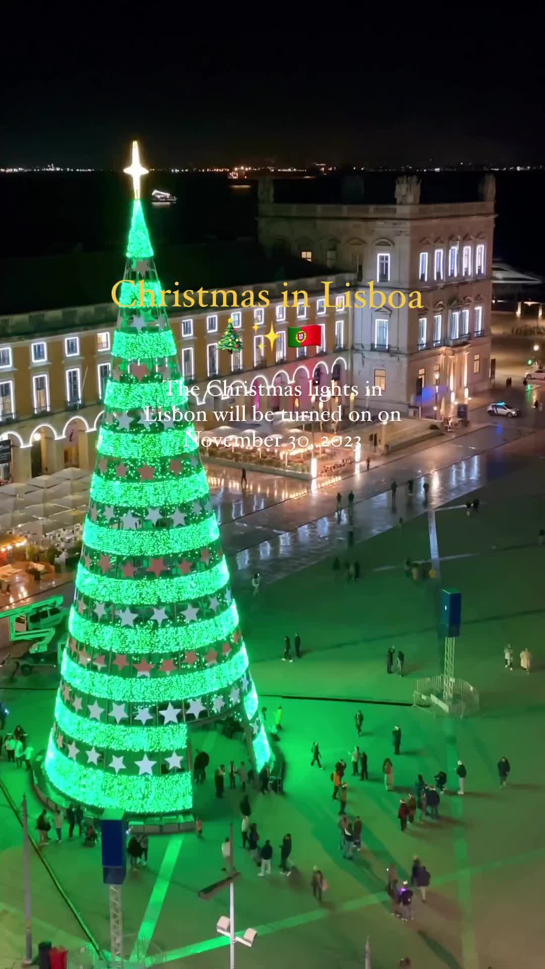 Lisbon Christmas Lights 2023: A Magical Evening