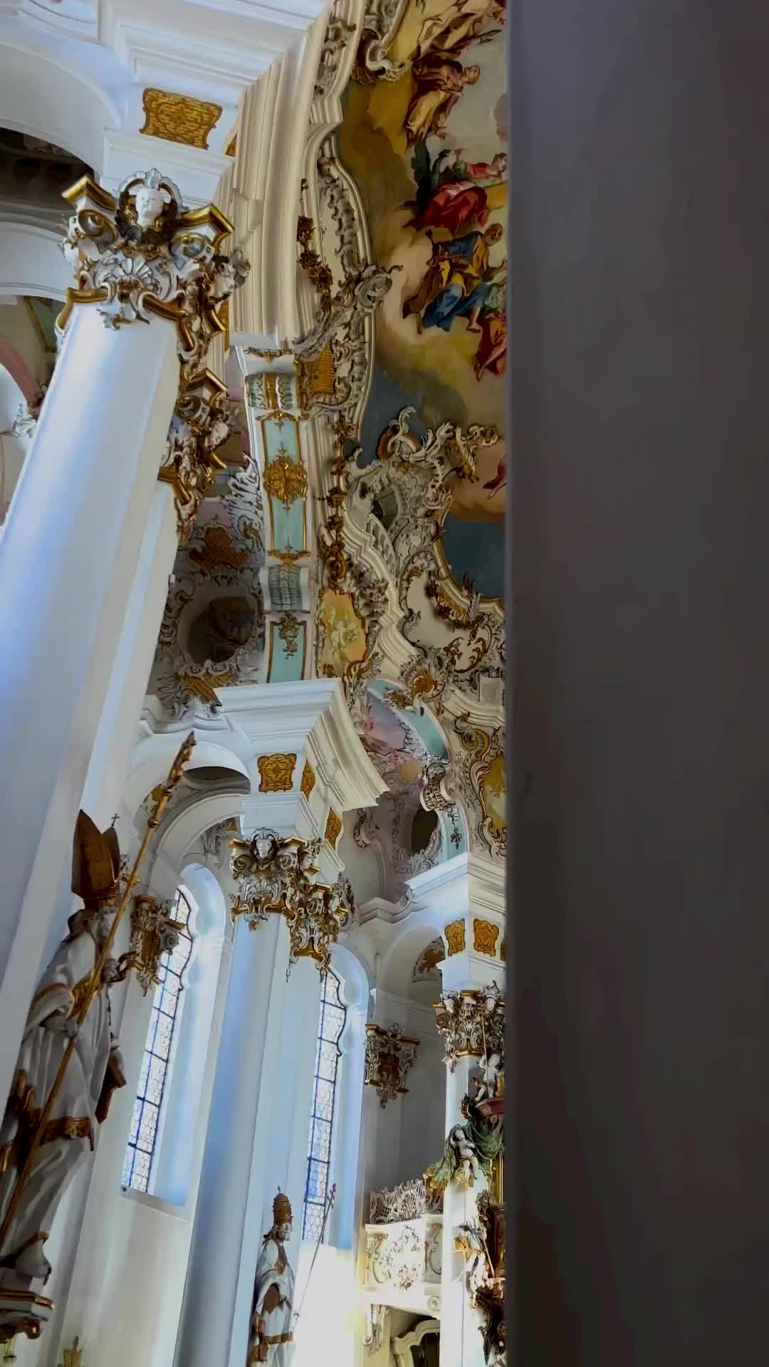 Stunning Easter Art at Wieskirche, Bavaria 🌈✨