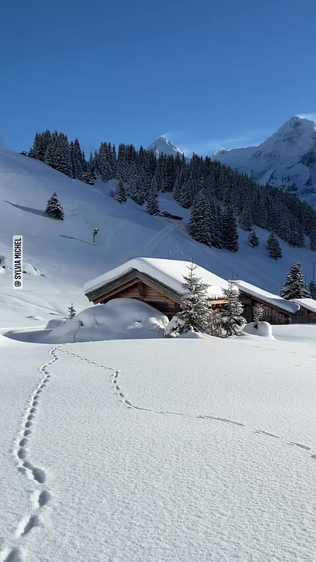 Winter Castle at Schilthorn, Switzerland