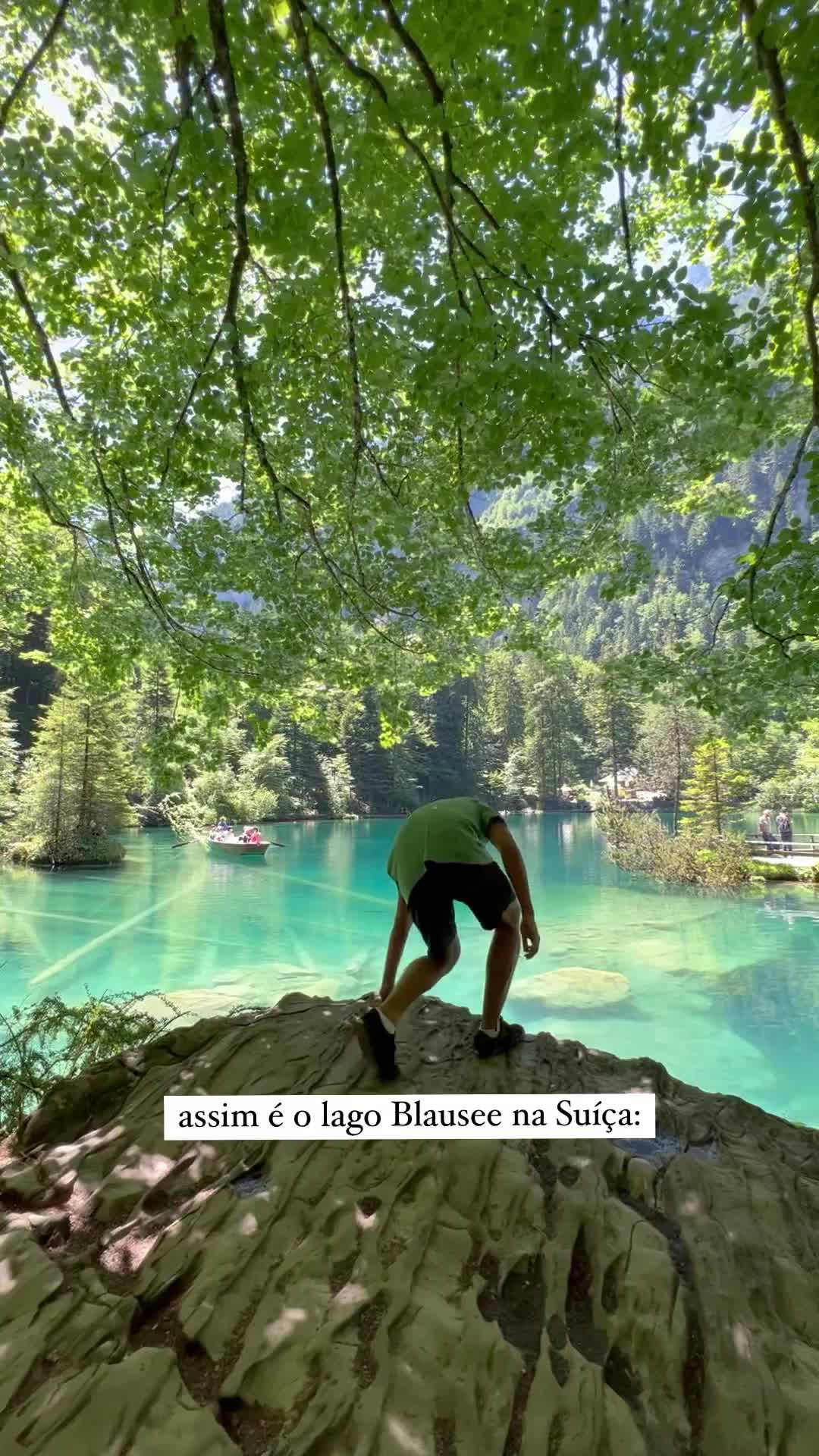 Discover the Stunning Blausee Lake in Switzerland