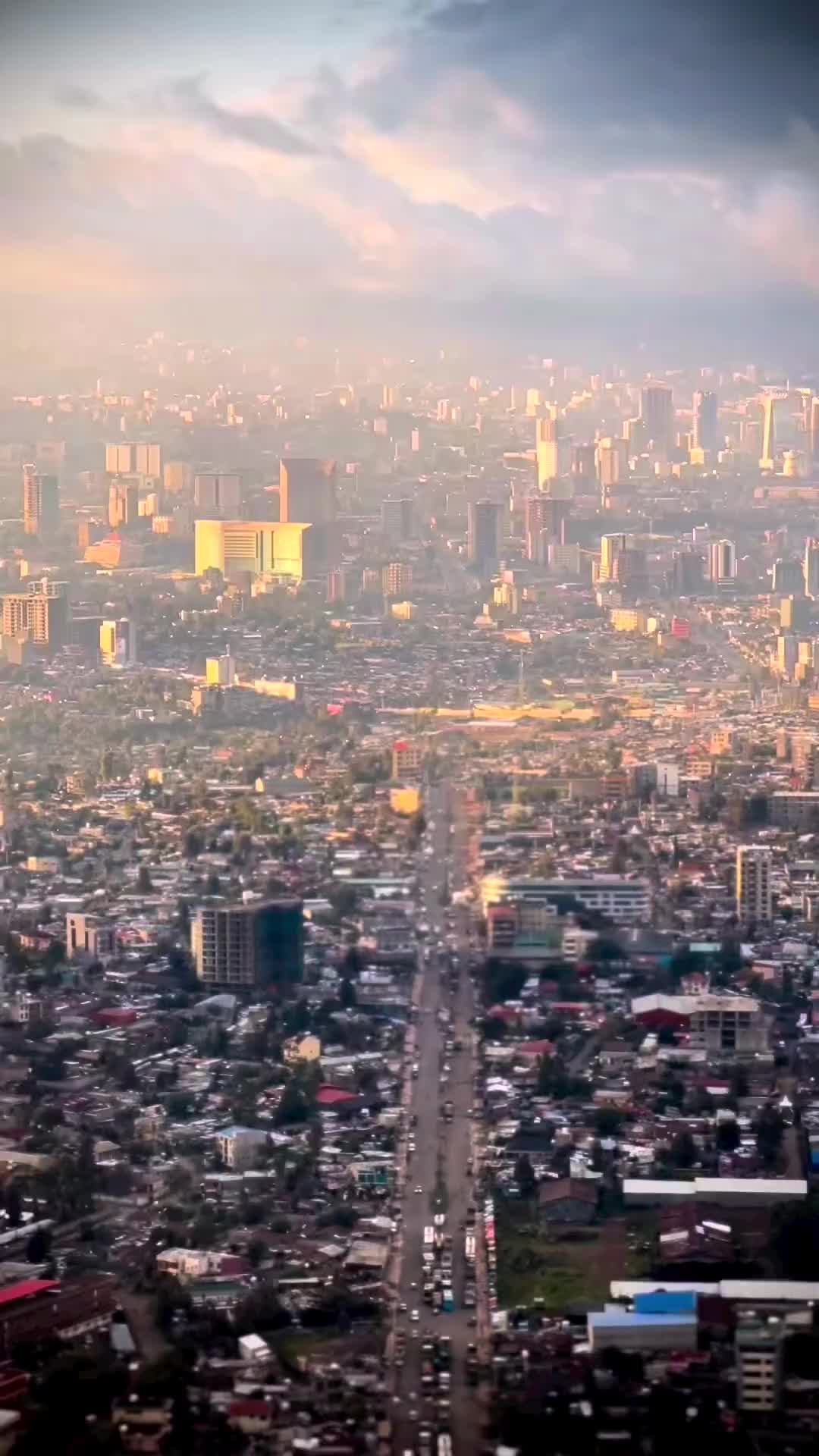 Stunning Addis Ababa Skyline | Urban City Life in Ethiopia