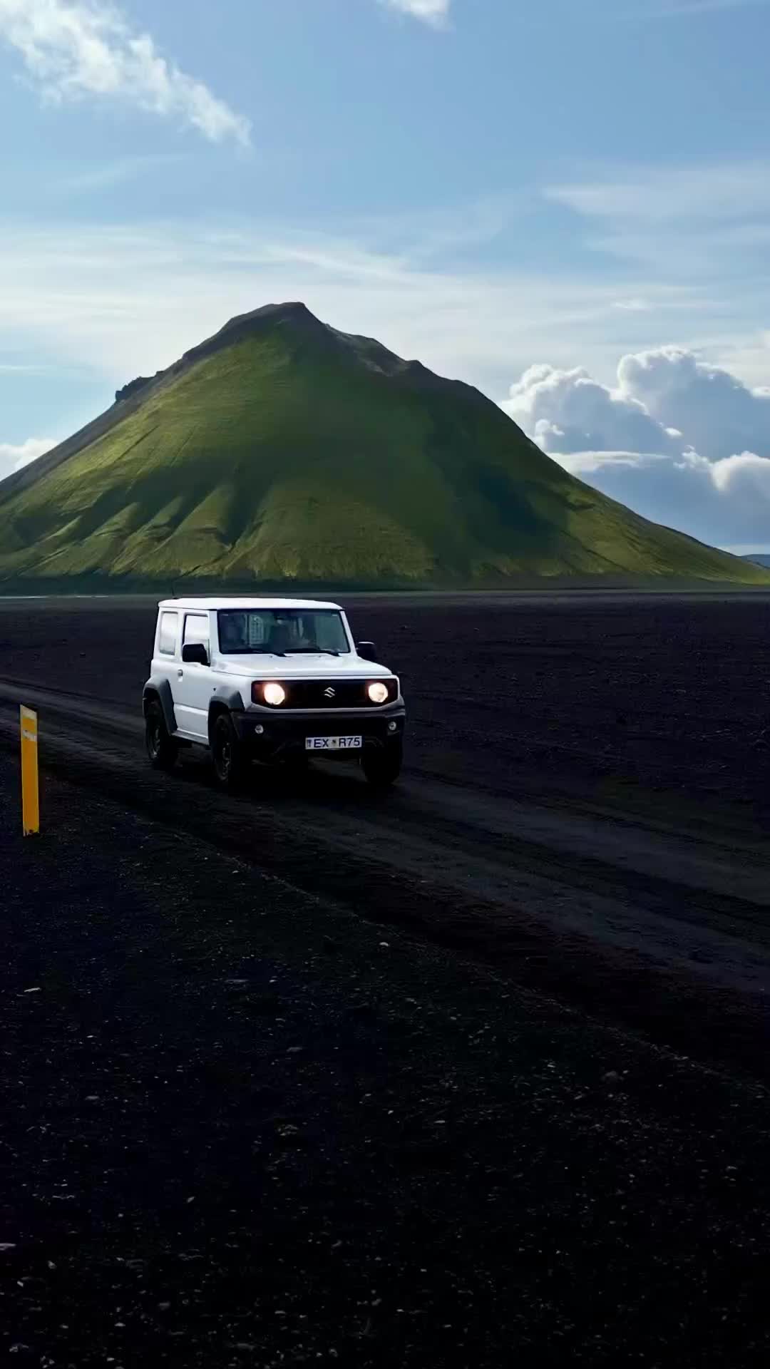 Explore Maelifell's Stunning Green Landscape in Iceland