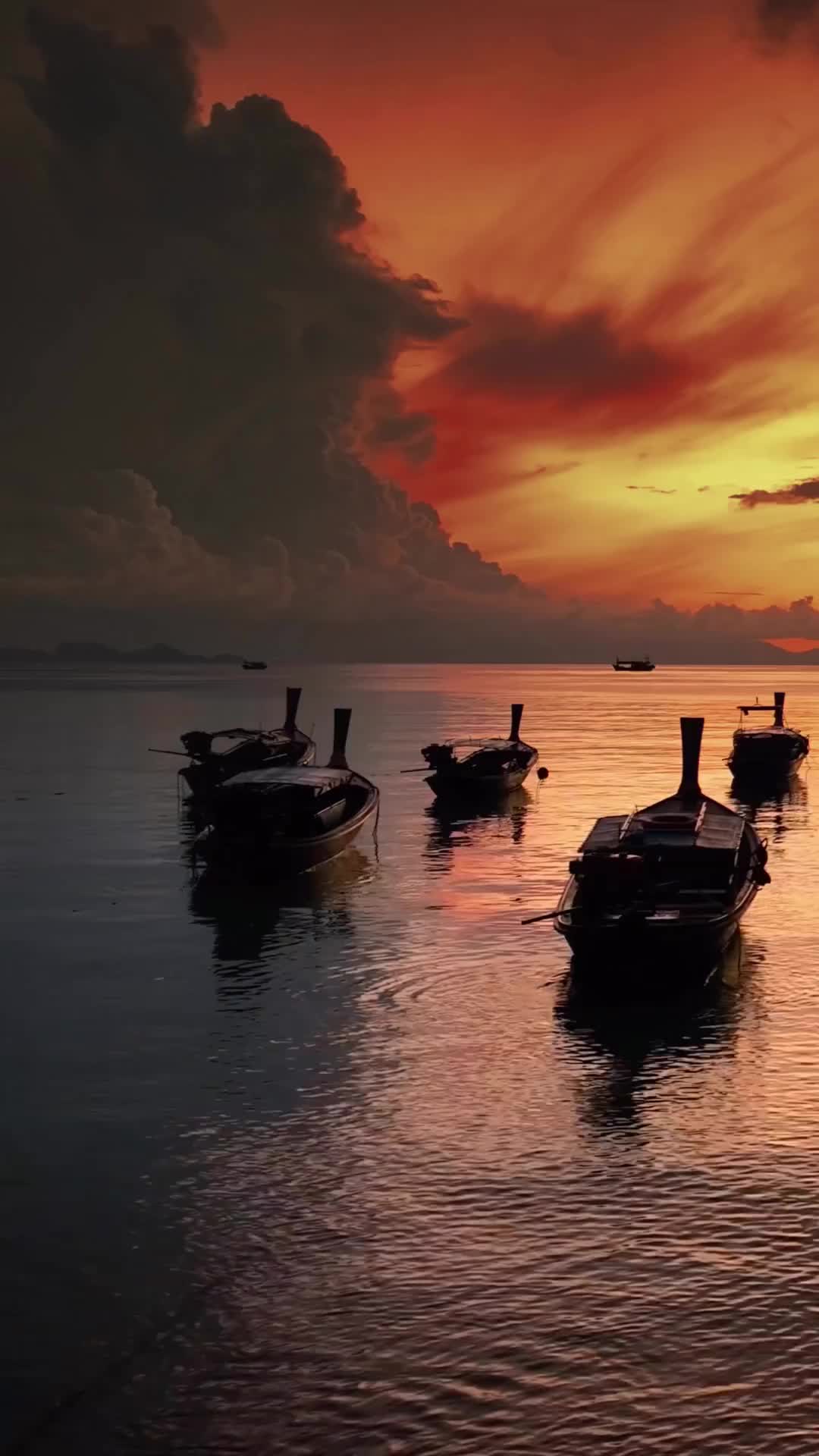 Stunning Sunrise at Mali Sunrise Beach, Koh Lipe