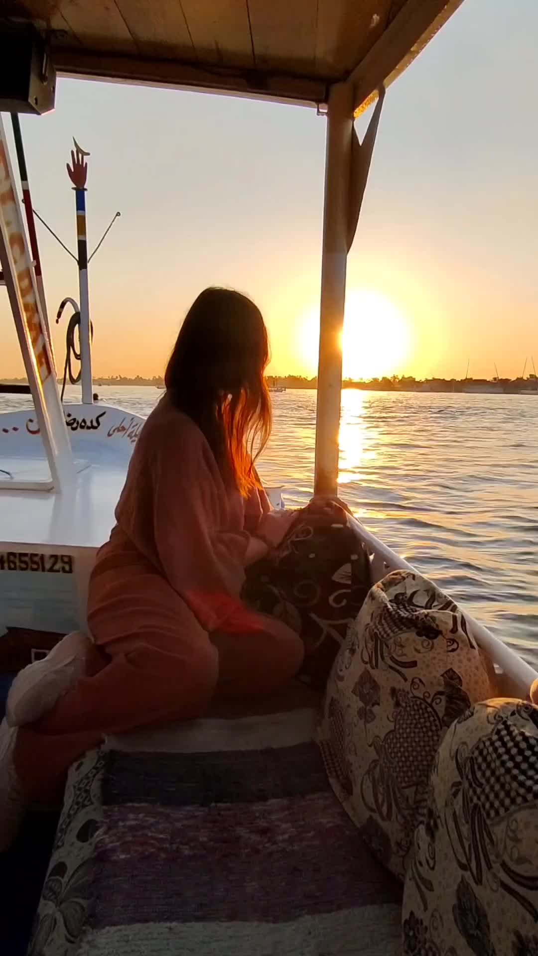 Precious Moments on the Nile at Sunset