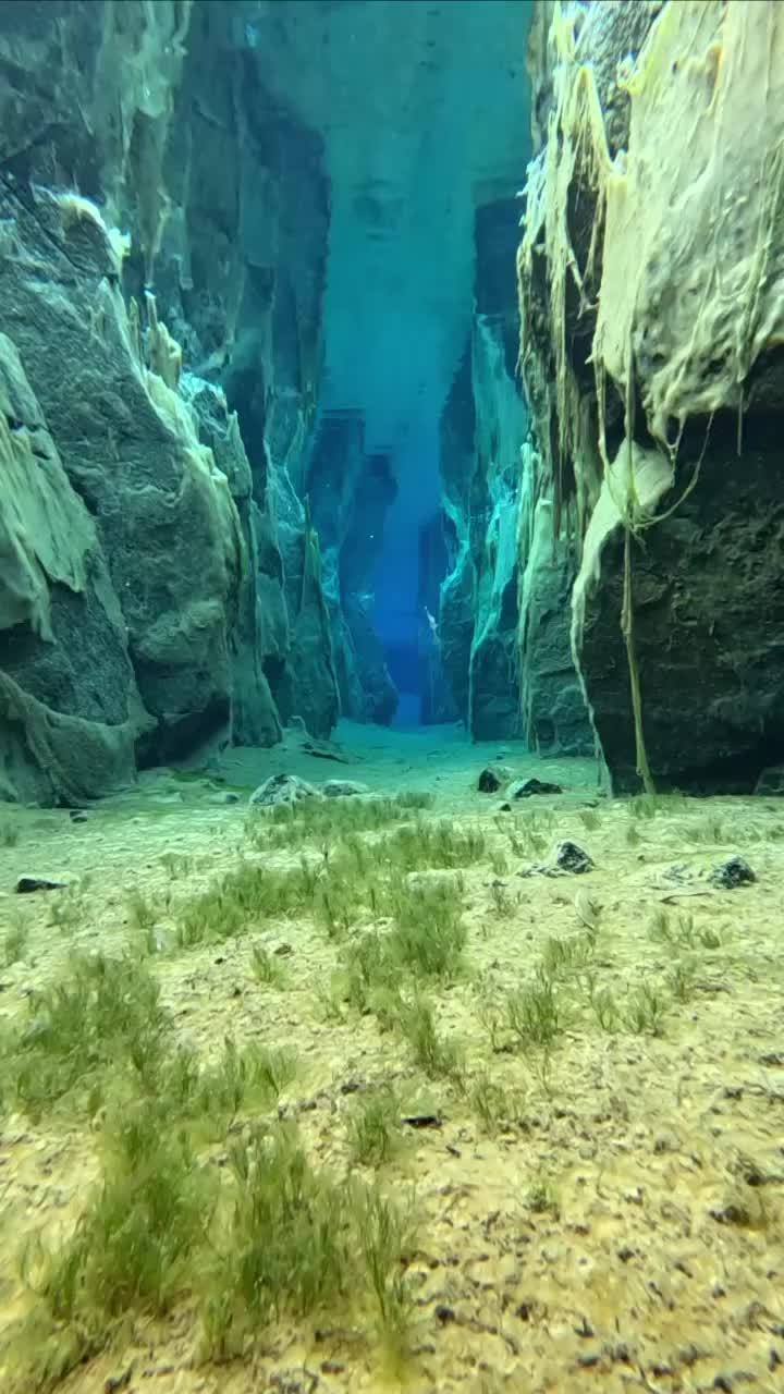 Dive Between Two Continents in Nesgjá, Iceland