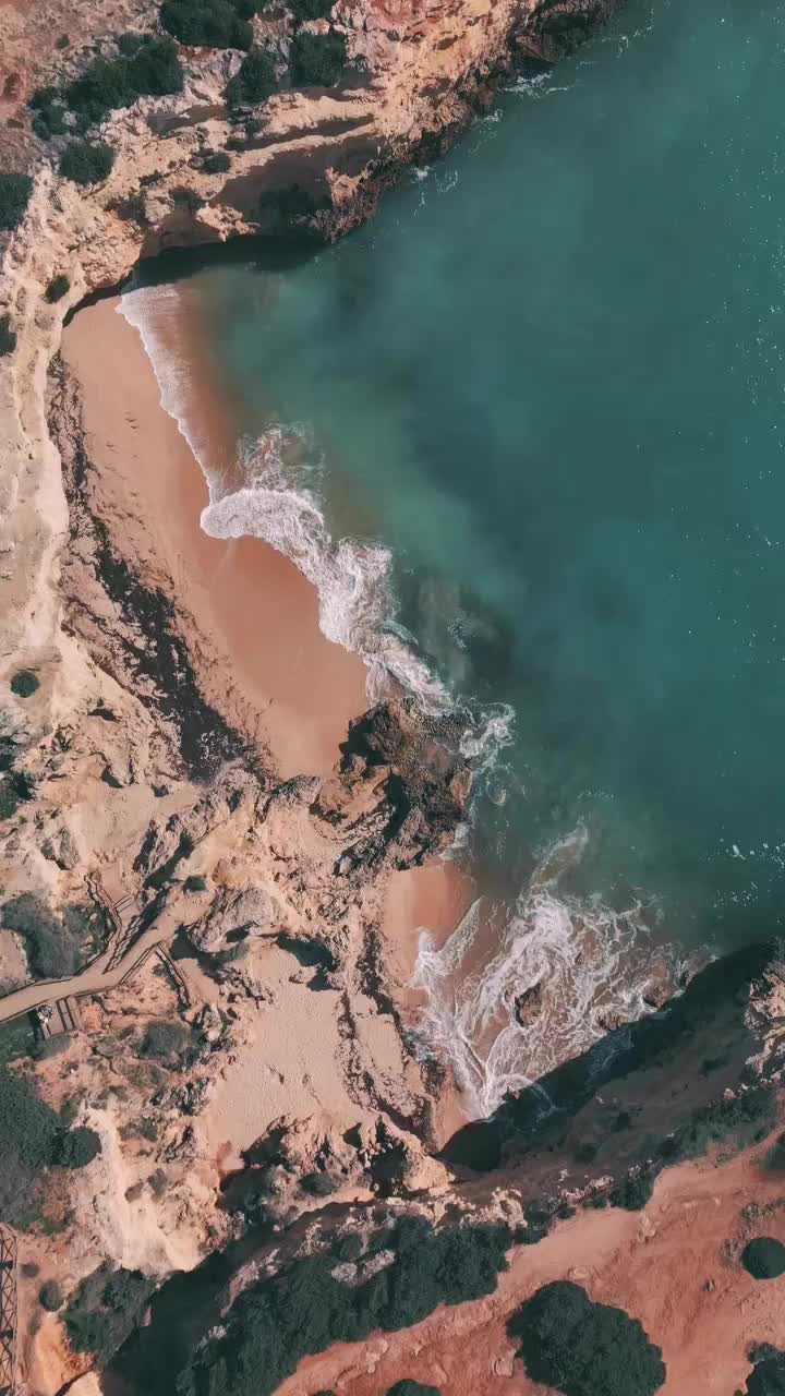 Wave Vibes at Praia da Albandeira, Algarve, Portugal