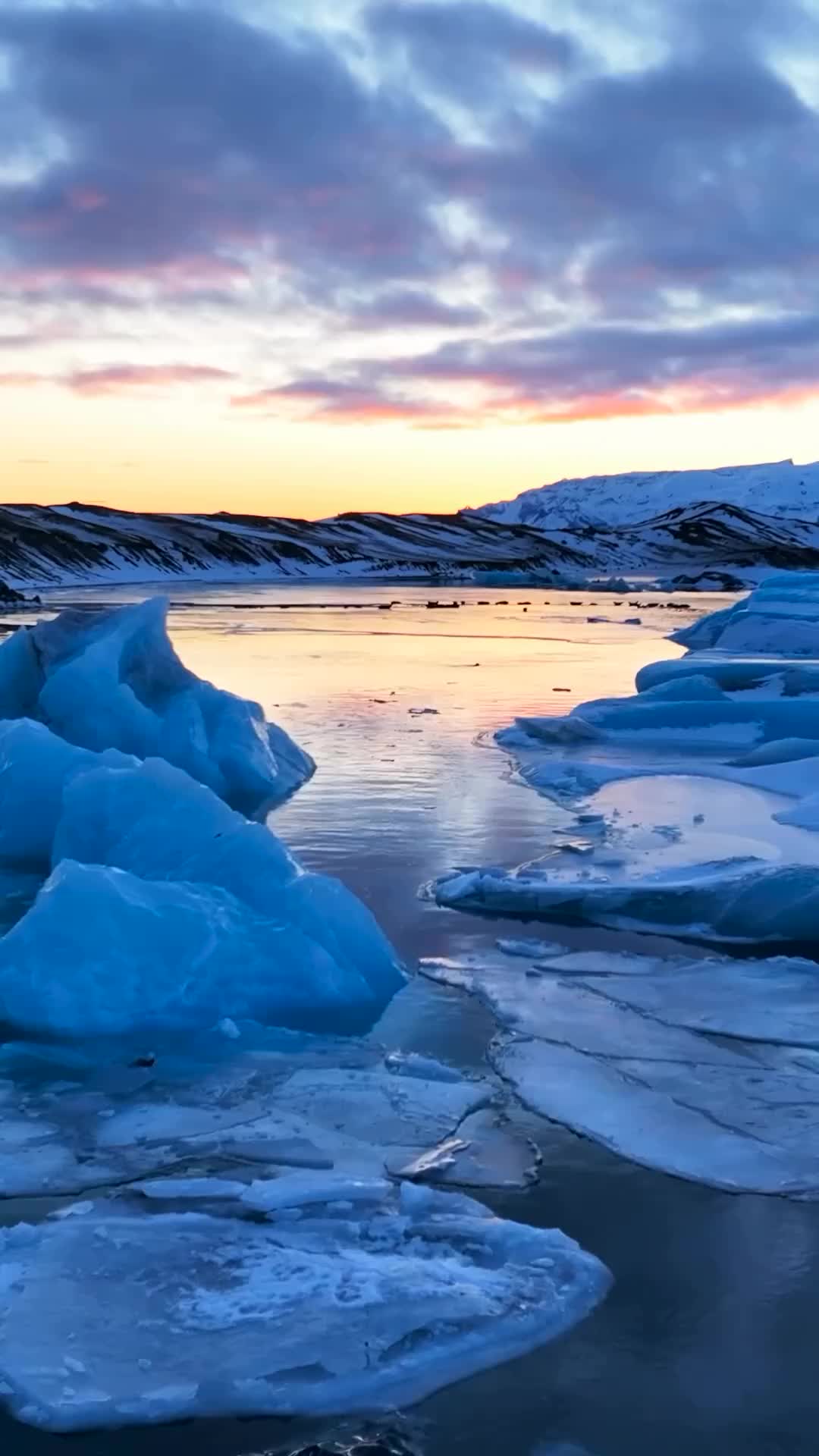 Stunning Icelandic Sunset in Akureyri