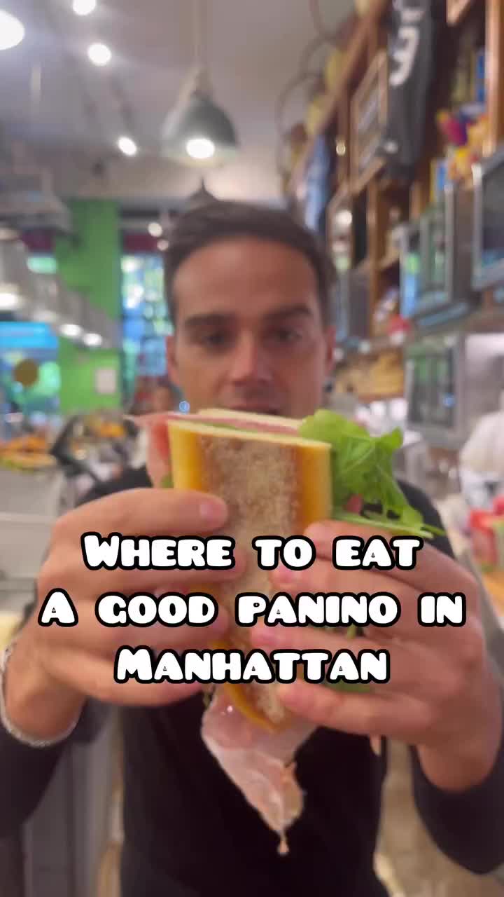 @nicolasbites a nice panino Made by Camillo at @milanomarketwestside .. if you are in Manhattan and you crave a good panino made by a Sicilian then stop by at @milanomarketwestside they have been there for over 20 years. 
.. #delicious #newyork