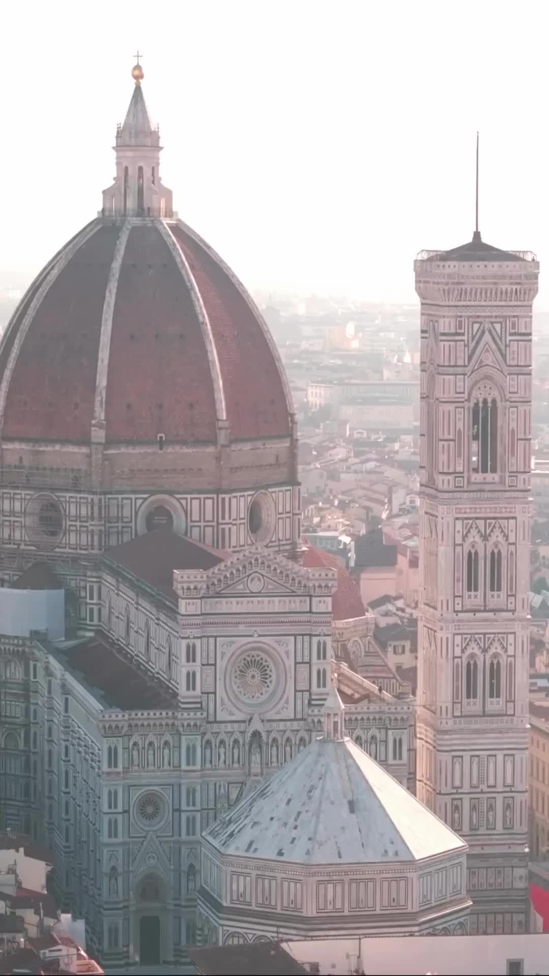 Discover Florence's Iconic Cathedral: Aerial View