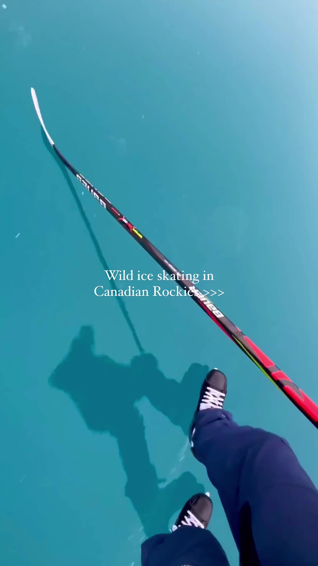 Epic Ice Skating Adventure in Banff National Park