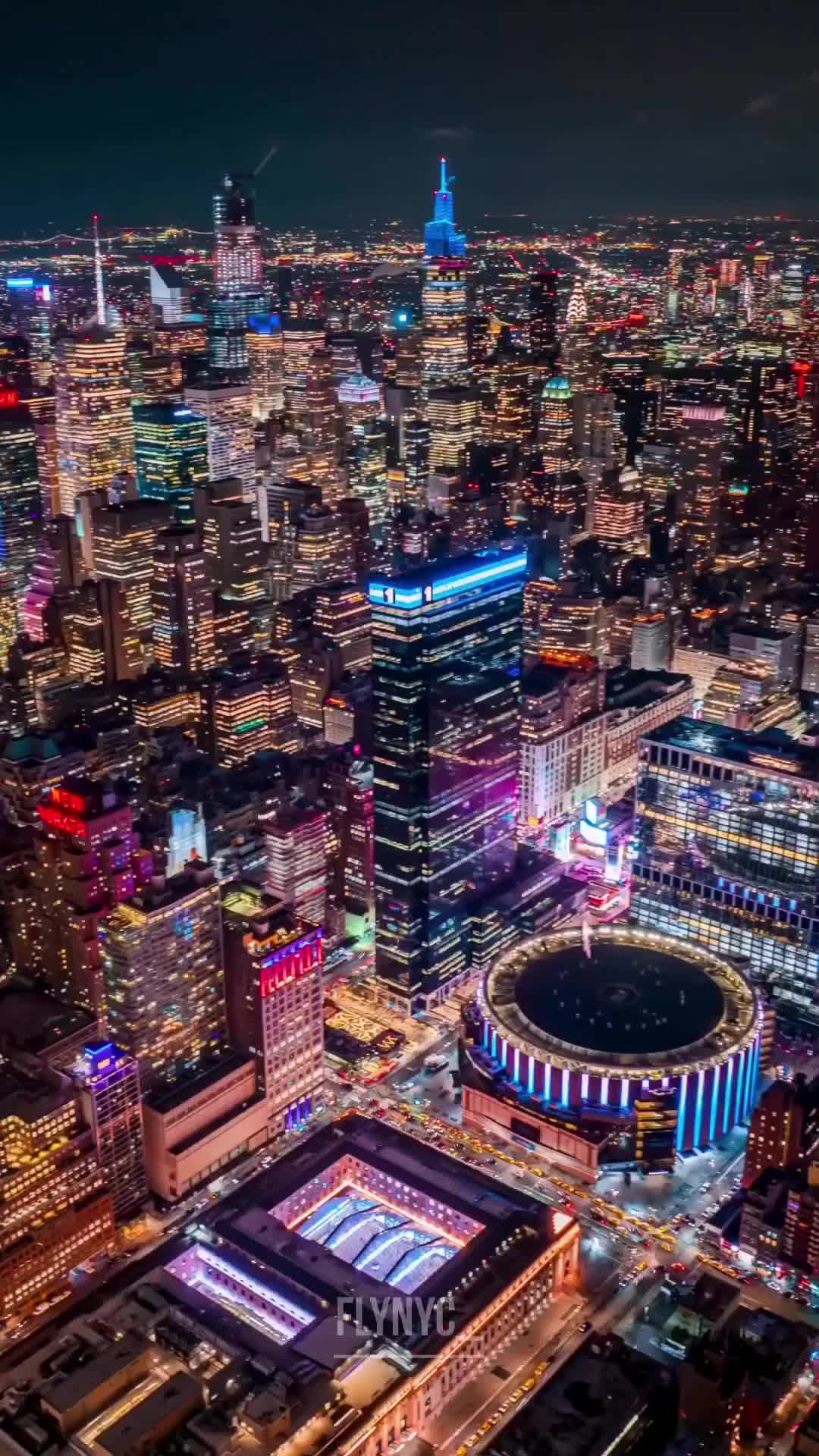 Stunning Aerial Views of NYC at Night | Visit New York