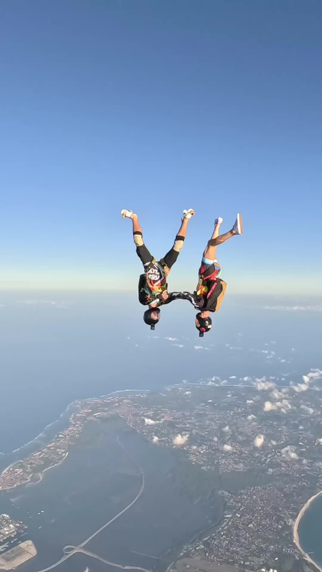 Skydiving Romance: Love in the Air Over Bali