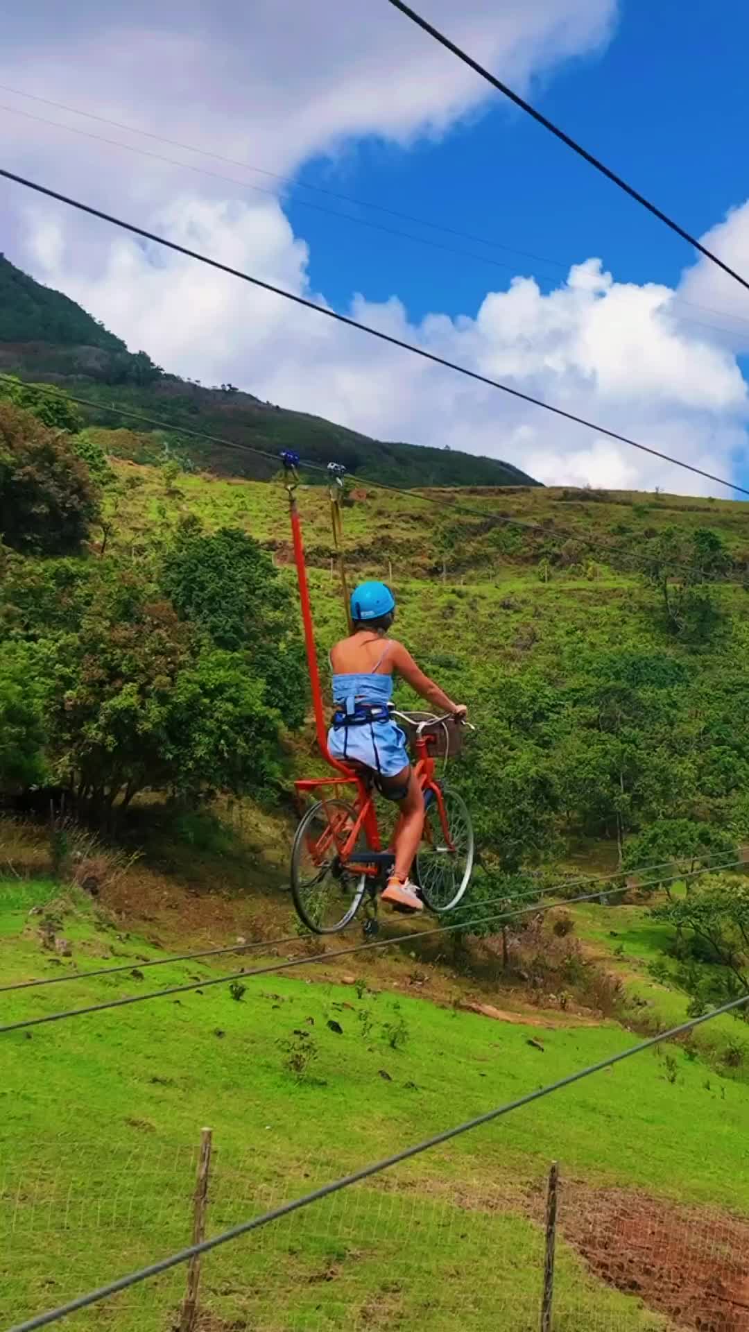 Flying Bicycle Adventure in Mauritius