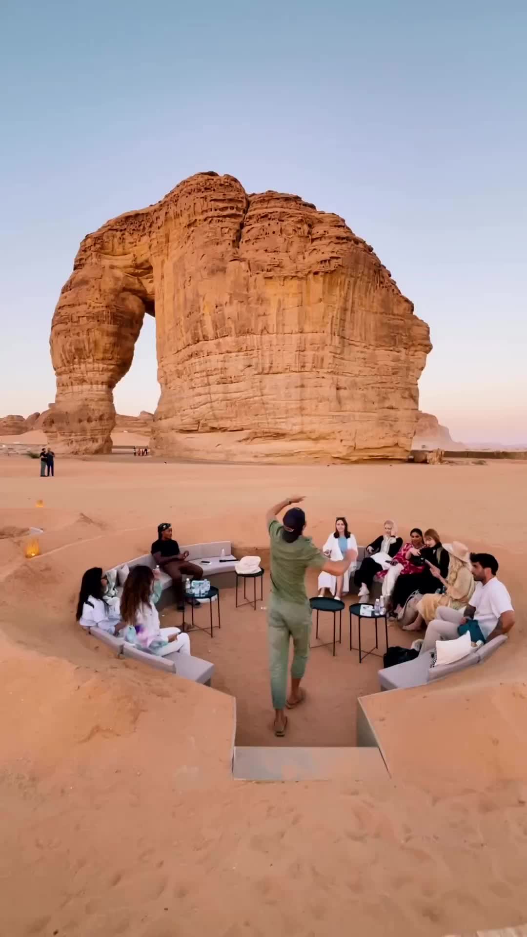 Solo Travel vs Group Adventures at AlUla's Elephant Rock