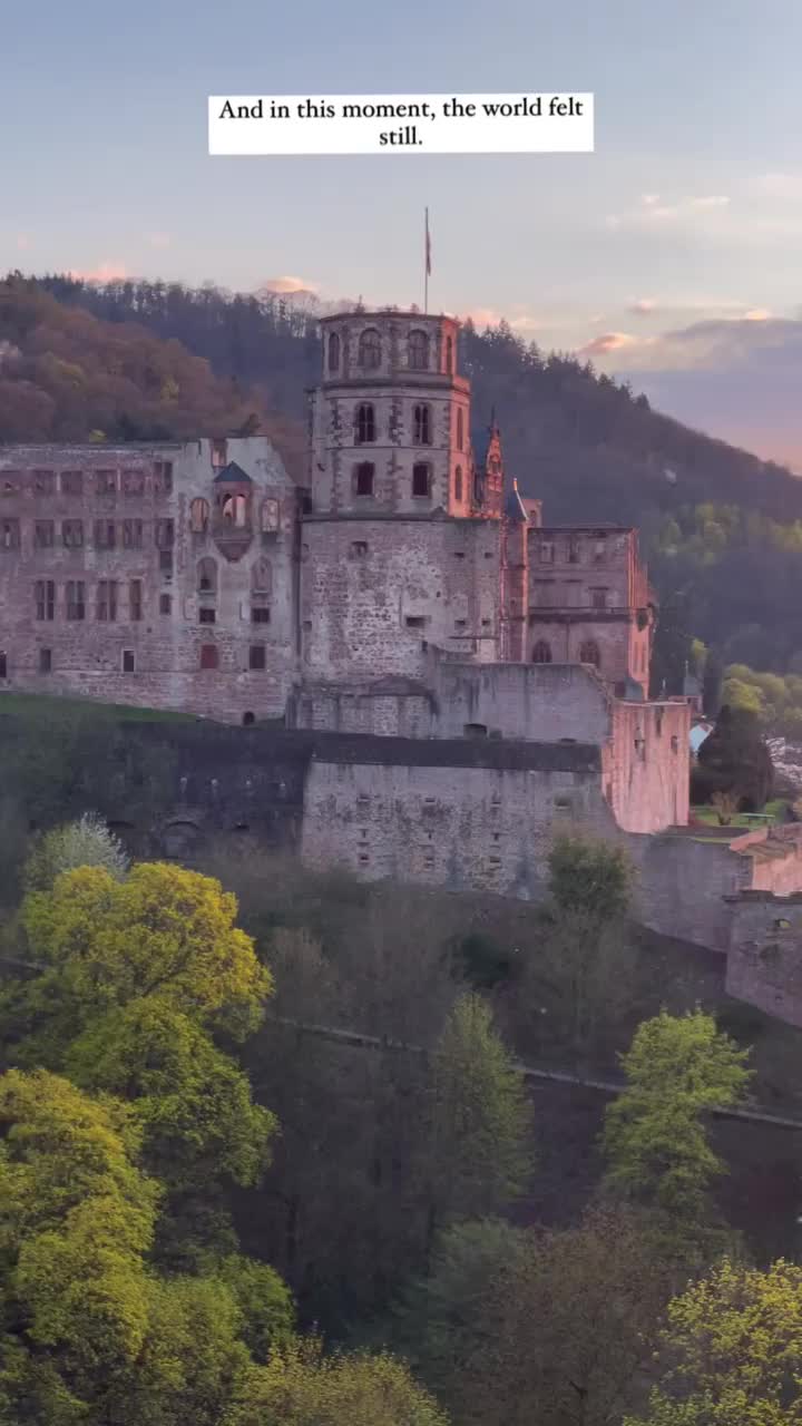 Heidelberg Castle Sunset: Scenic Views & Tranquil Beauty