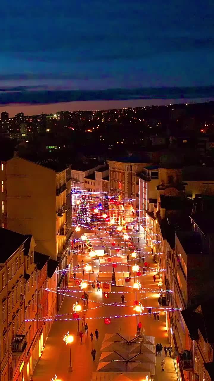 Stunning Nighttime Views of Rijeka, Croatia