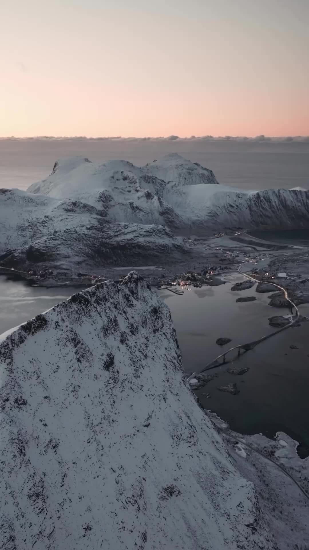 Stunning Views from Volandstind, Lofoten, Norway