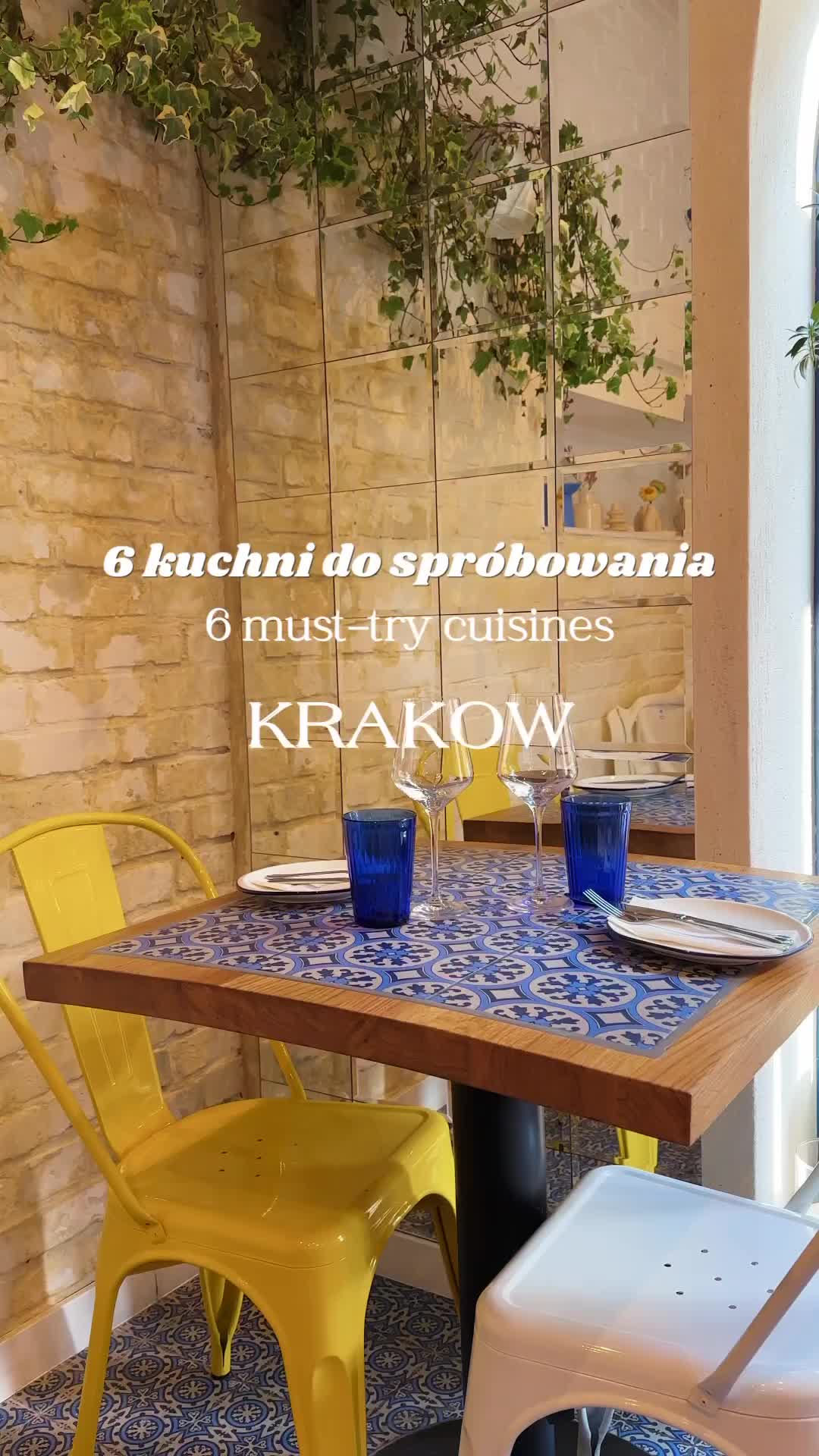 Best Foreign Cuisine in Kraków Old Town