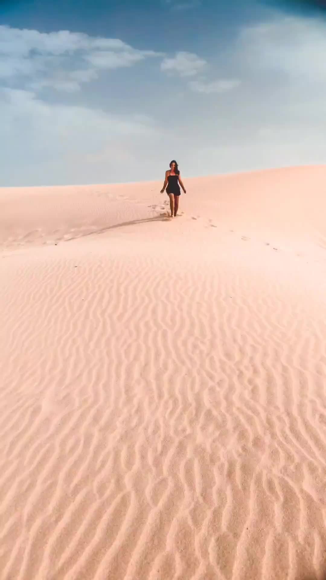 Sand and Sky at Dunas de Corralejo, Fuerteventura