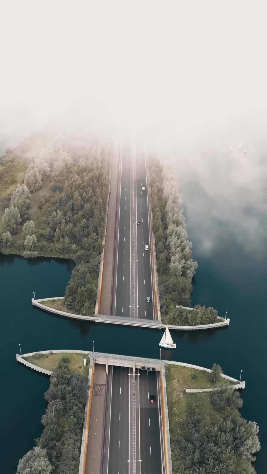 Discover the Stunning Veluwemeer Aquaduct in Netherlands