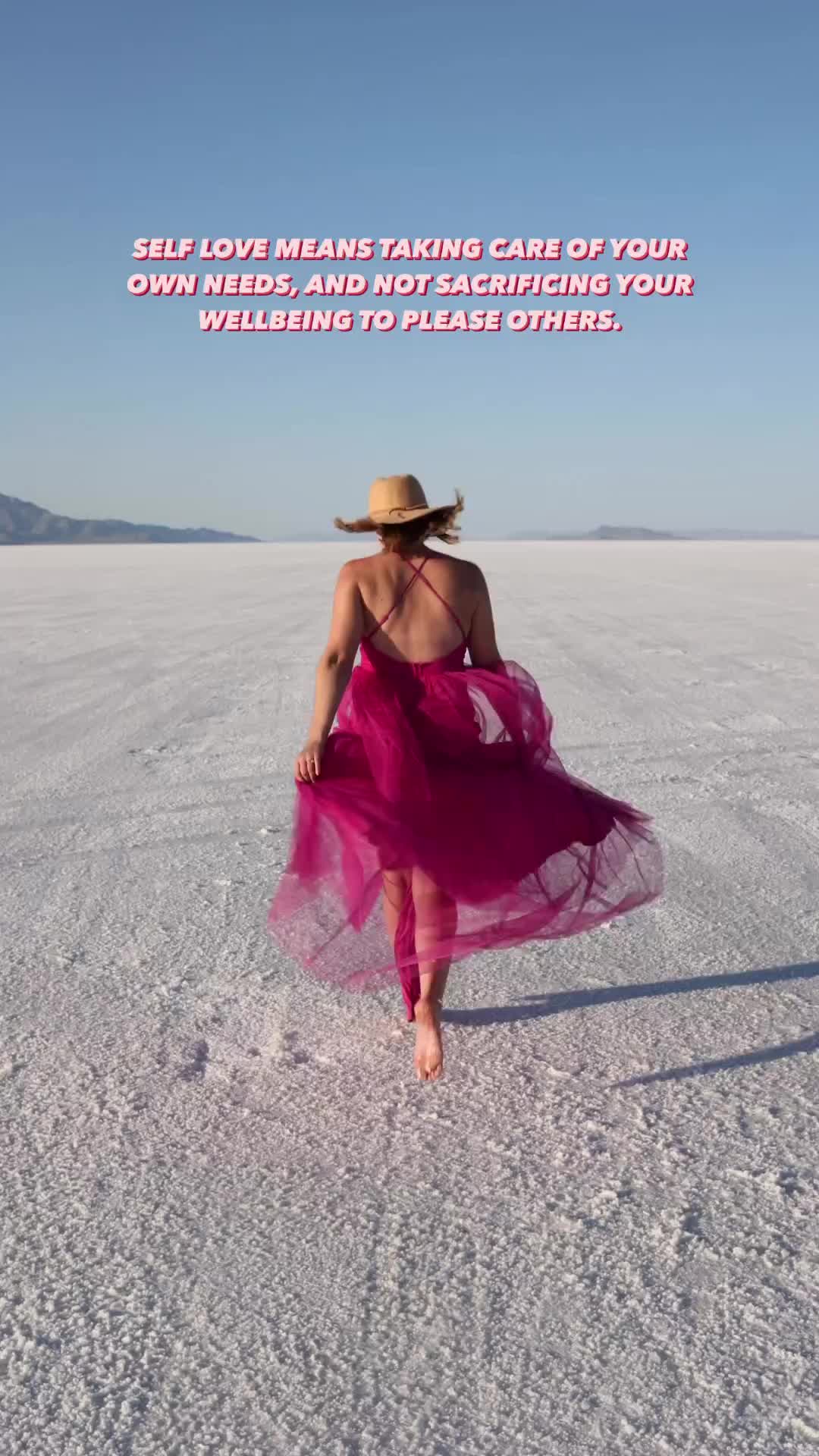 Finding Self-Love at Bonneville Salt Flats