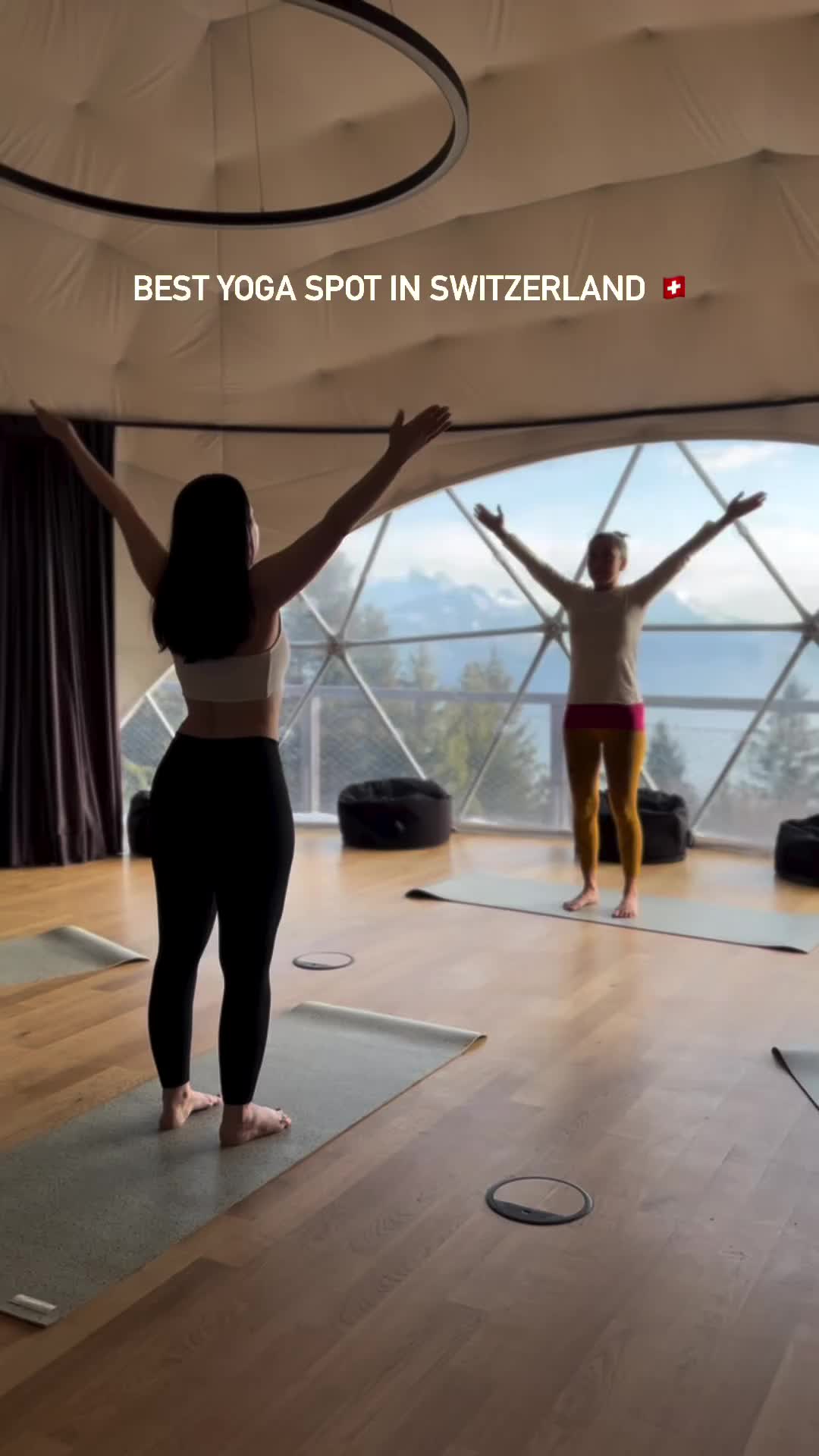 Unforgettable Yoga Experience in Swiss Alps Dome