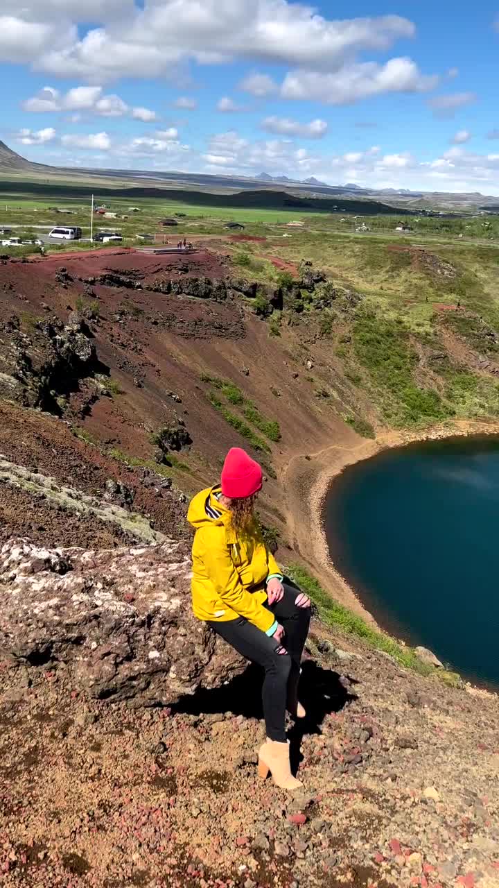 Exploring Kerið Crater Lake: Iceland Adventure