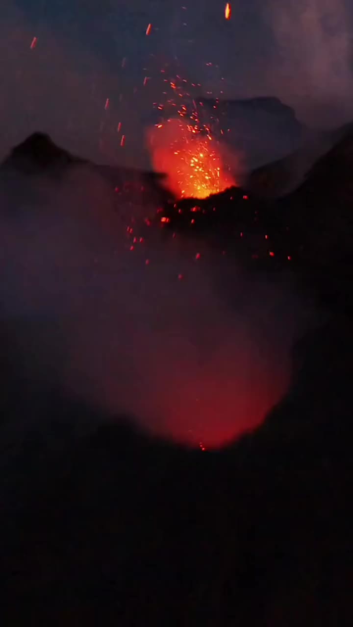 Experience the Thrill of Stromboli Volcano Eruption