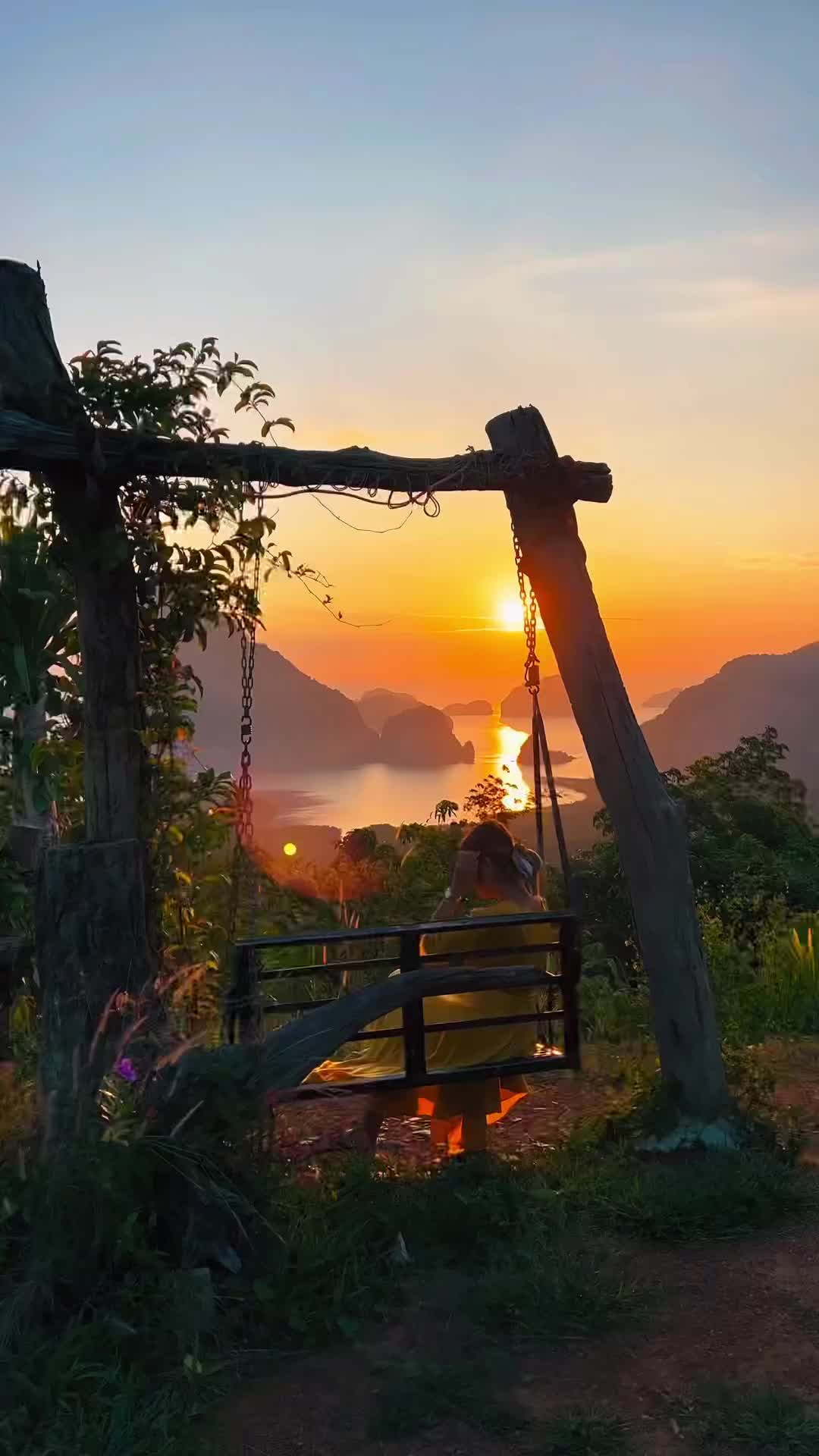 Stunning Sunset Views at Ao Phang Nga National Park