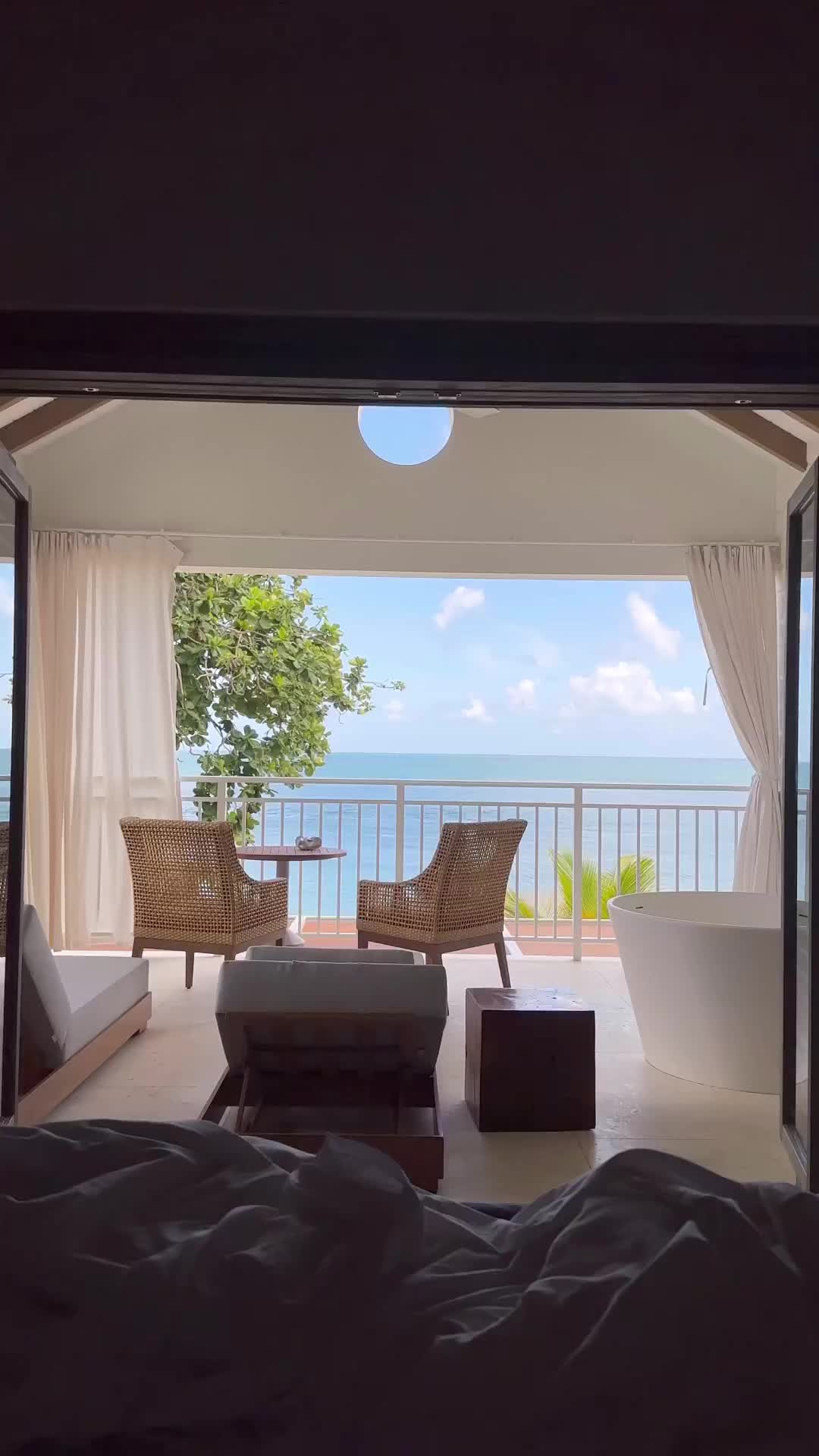 Serenity at Sandals Halcyon Beach 🌊 #RoomWithAView