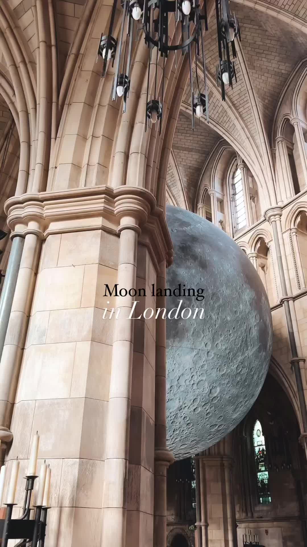 Moon Exhibition at Southwark Cathedral, London