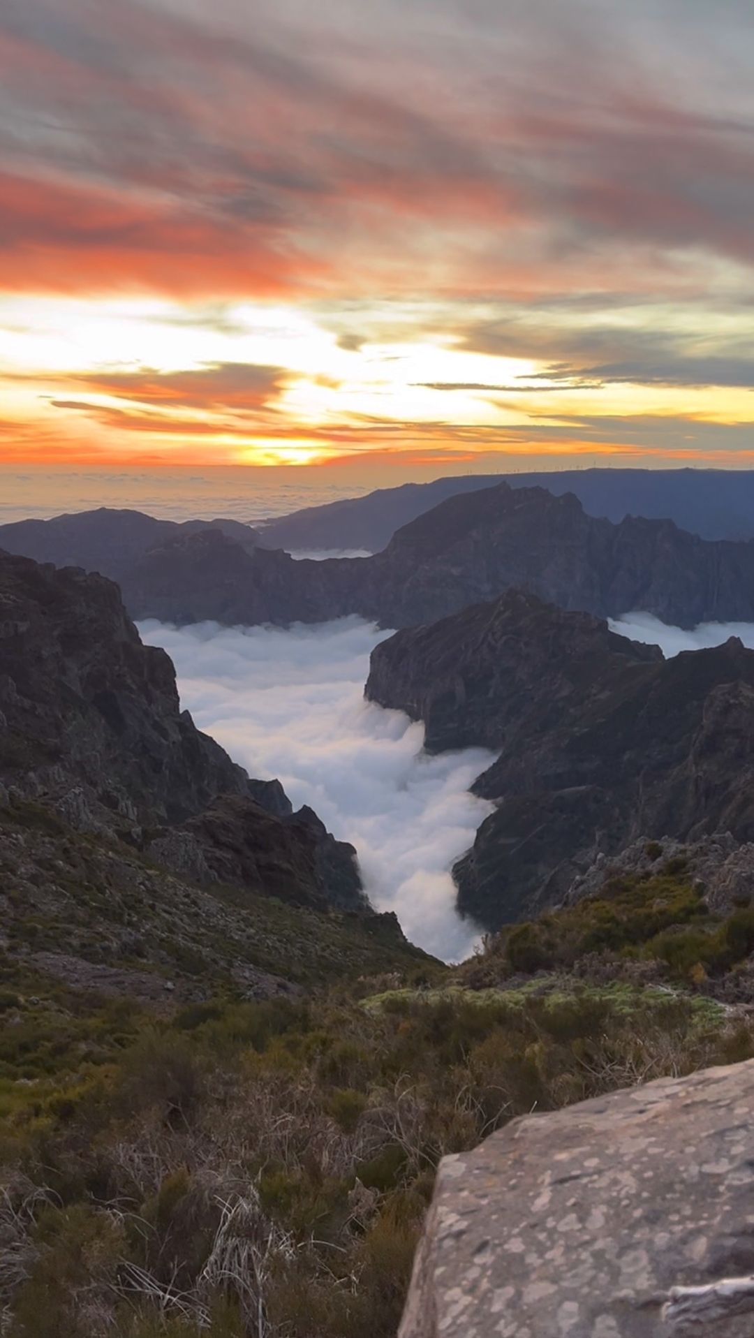 Sunset above the clouds…

How can one describe this incredible moment when the sun has just disappeared behind the clouds on the horizon of Madeira? Such a moment is indescribable. It’s not just a sunset; it’s a vibrant life moment that takes your breath away, flips everything inside out.

The sun leaves behind a thin veil of honey color, framing the peak tops and shading looks into the incredible depths of the sky. And at this moment, you realize that all our life is a series of moments, just like this one. Perhaps that’s why we crave travel - to seek these moments, to live them, to make them a part of us.

Remember: no moment can be taken back. Live each day, each breath, each sunset. As if it’s the last. As if it’s the only one. Because in this infinite universe, every moment is unique.
.
.
.
.
.
.
.
.
.
.
.
.
.
.
.
#Madeira #Sunset #Travel #LiveInTheMoment #ExploreMore #MountainViews #IncredibleSunsets #BeautifulDestinations #MadeiraIsland #TravelInspiration #NaturePhotography #SeekMoments #BreathTaking #TravelLife #AdventureSeeker #ChasingSunsets #LifeIsBeautiful