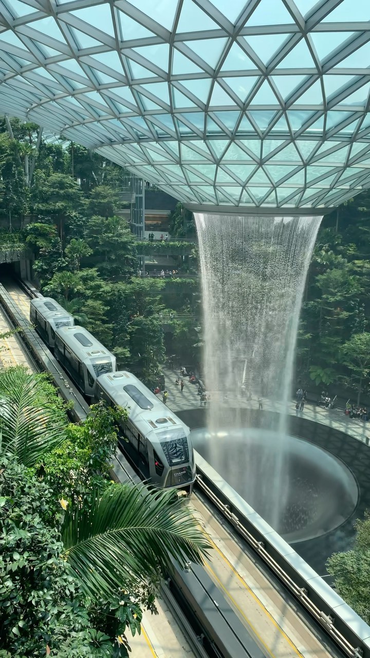 Discover one of the most incredible airport in the world 😍.
Tag someone to bring at the Changi Airport in Singapore 🇸🇬 to see the world’s tallest indoor waterfall ! 

#singapore #changiairport #changiairportsingapore #beautifuldestinations #jewelchangiairport #weekend #bestplacestogo