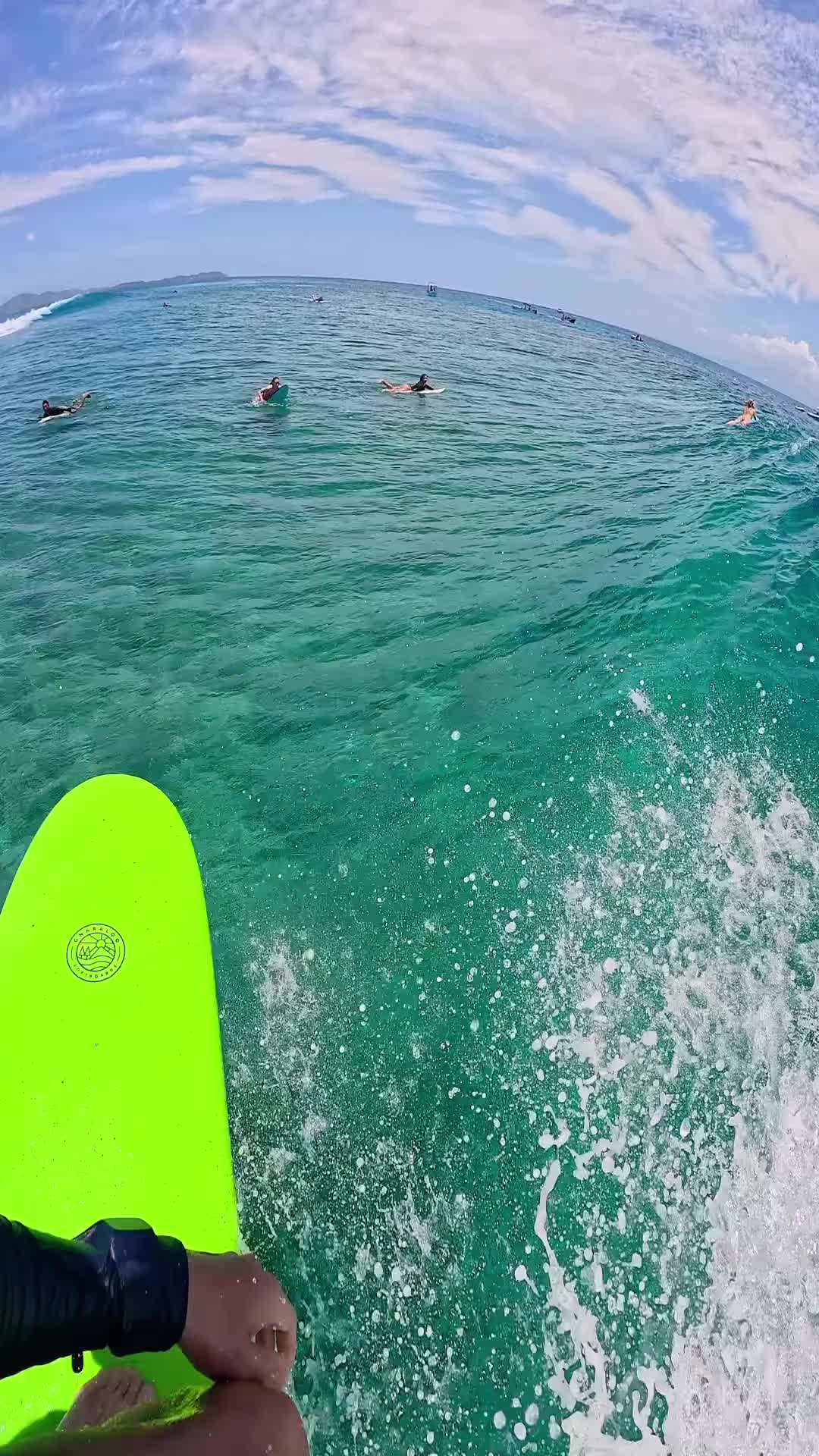 SoftTop Surf Session in Fiji 🌊 | Beginner Surfing Fun