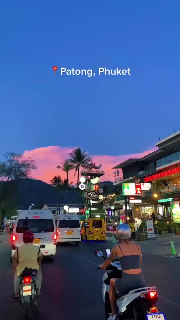 Riding into the Sunset at Patong Beach Phuket