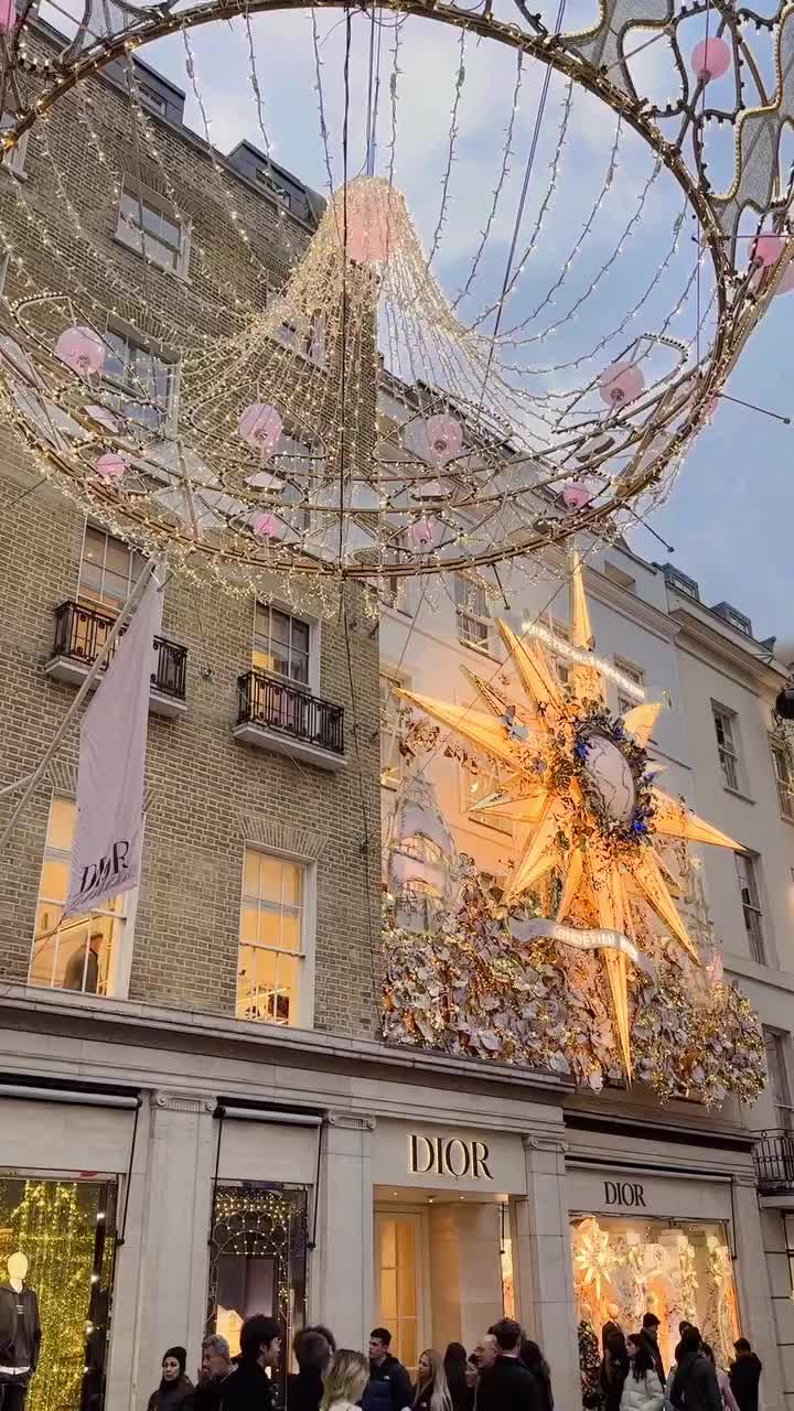 Discover London's Magical Christmas Lights on Bond Street