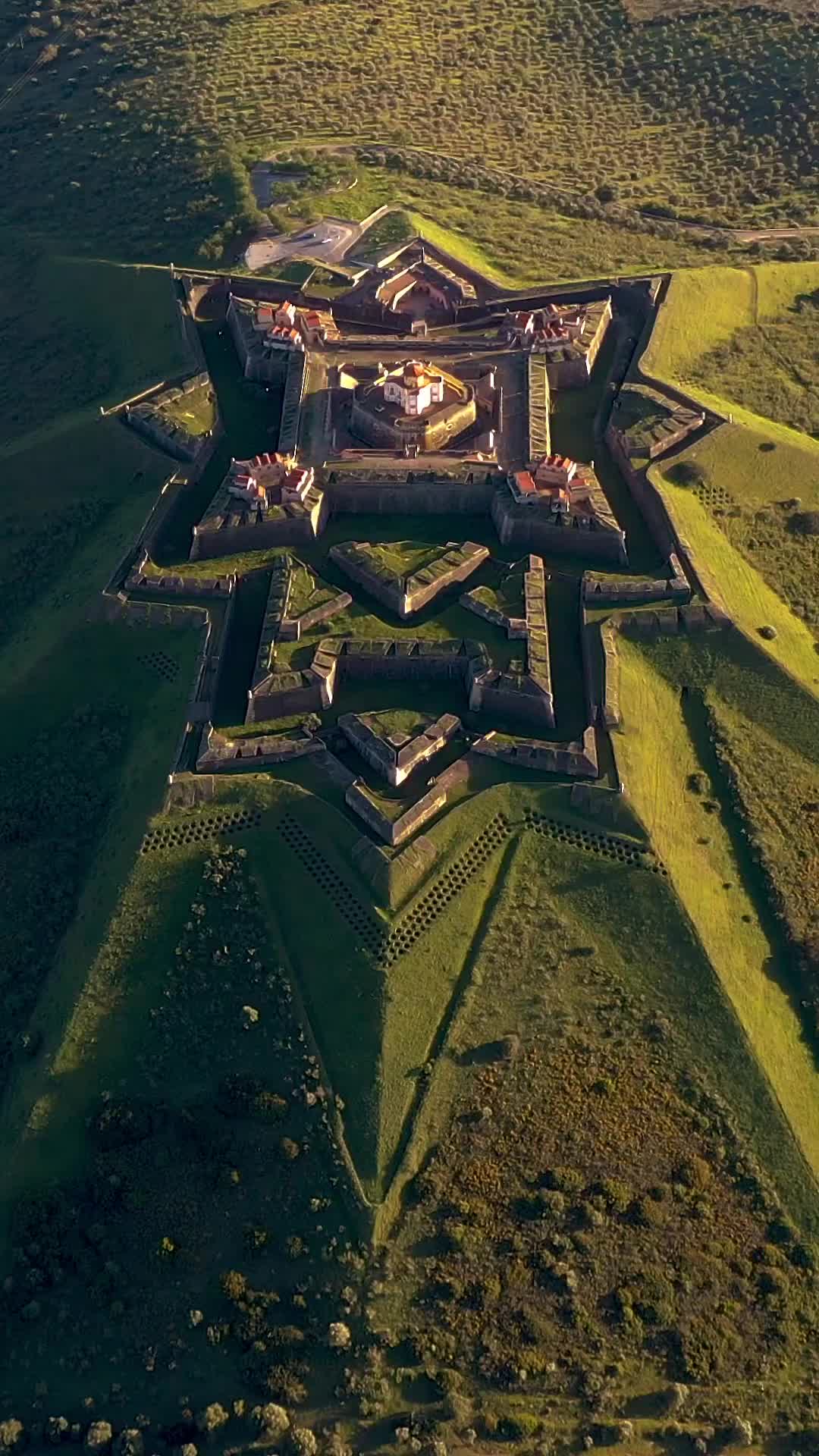 Stunning Aerial View of Forte de Nossa Senhora da Graça