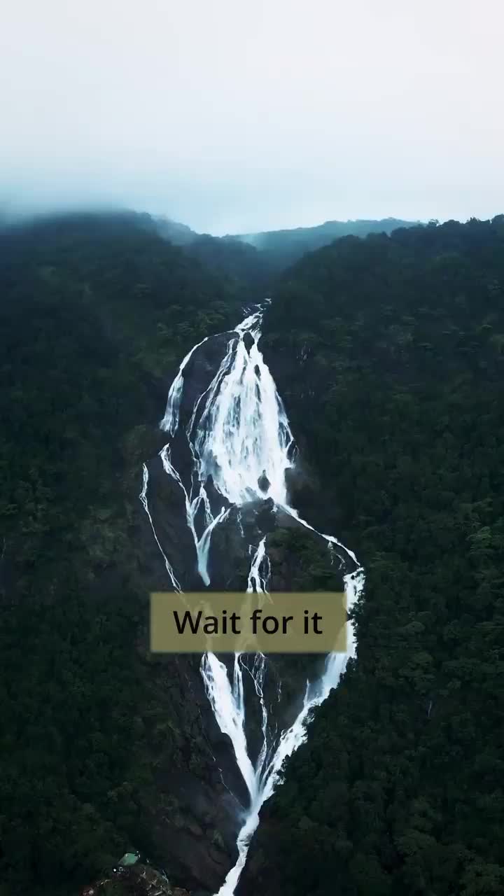 Majestic Doodhsagar Waterfalls in Karjat, India