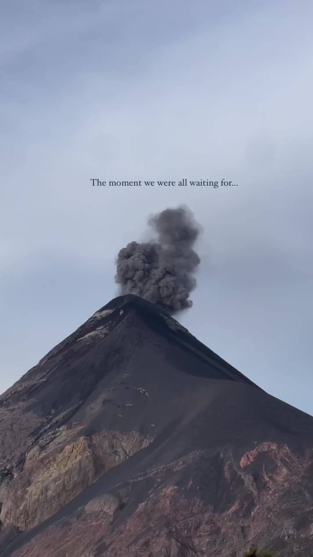 Volcano Eruption at Volcán de Fuego, Guatemala 🌋✨