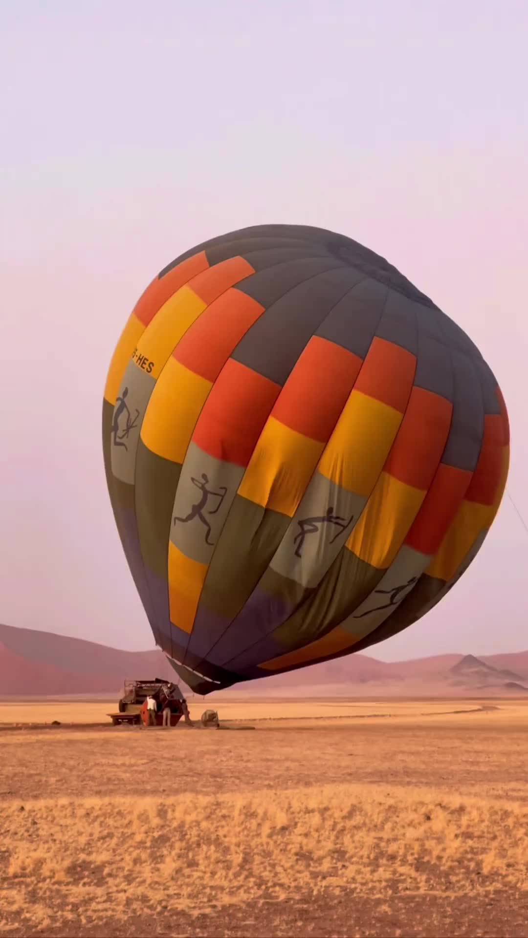 Sunrise Balloon Safari in Namibia's Oldest Desert