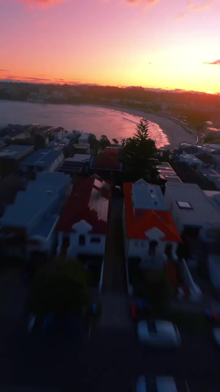 Bondi Beach Sunset Adventure with FPV Drone