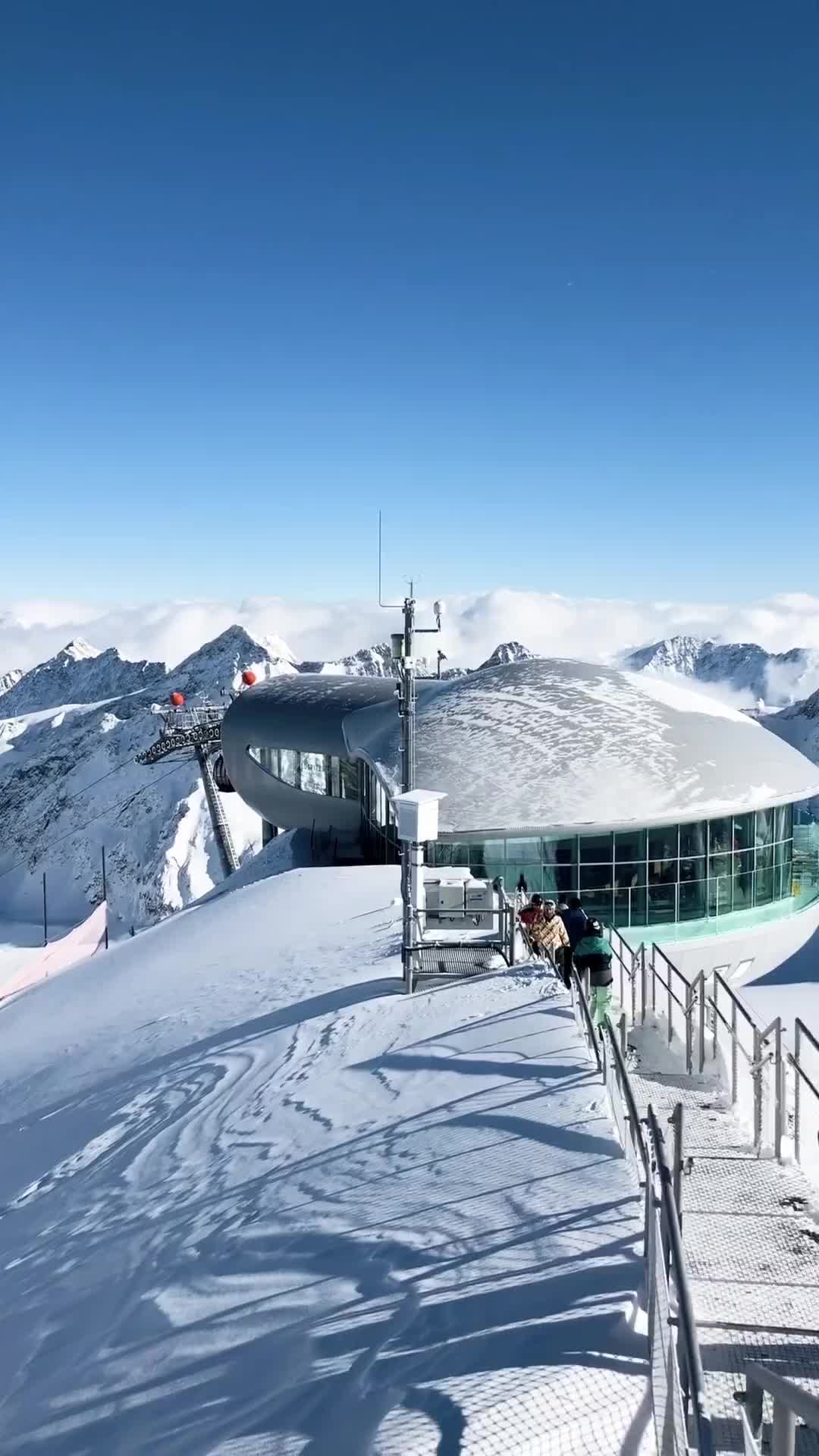 Stunning Views at Wildspitzbahn, Austria's Winter Wonderland