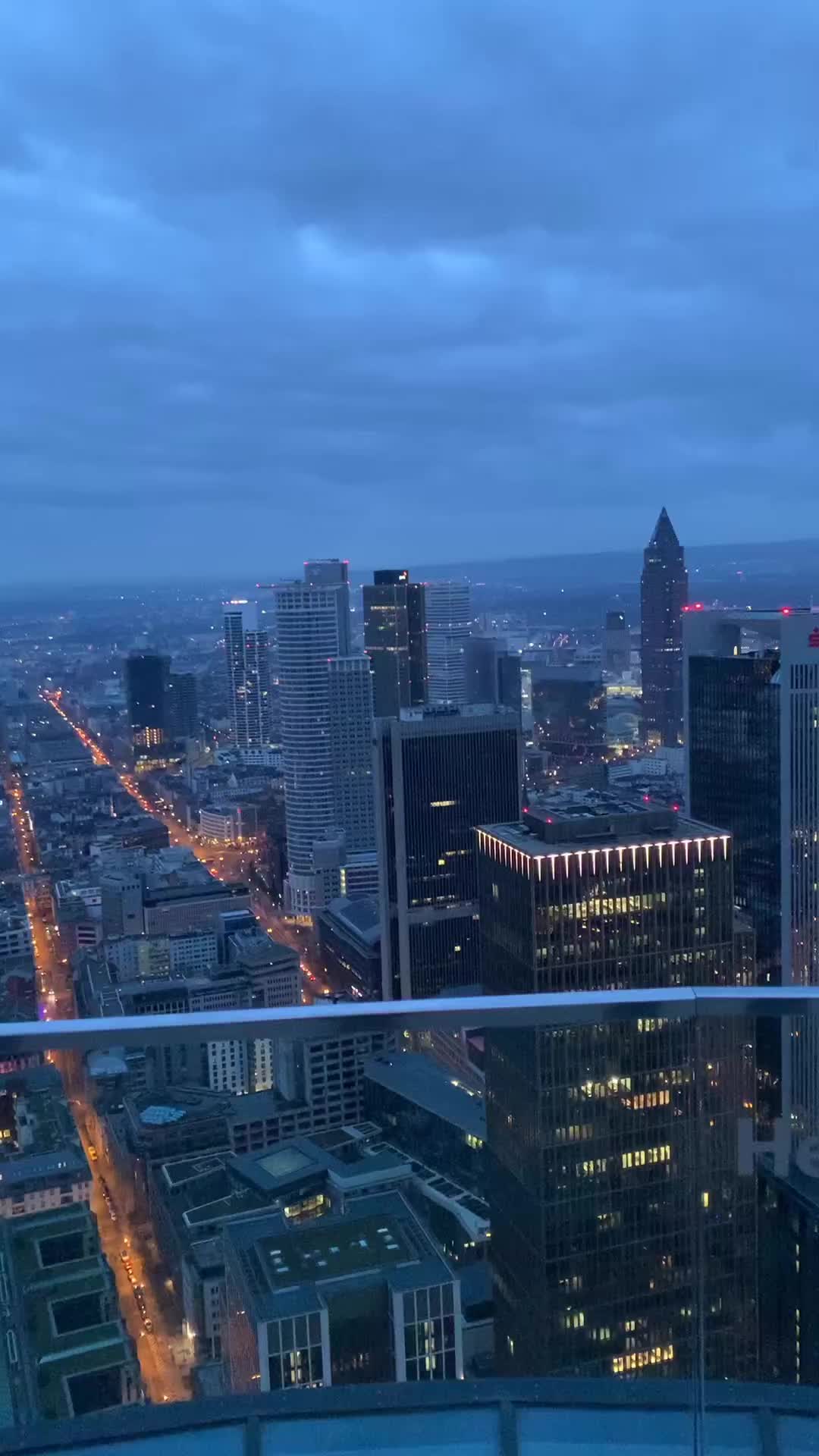 Exploring Gotham's Spirit in Frankfurt at Night