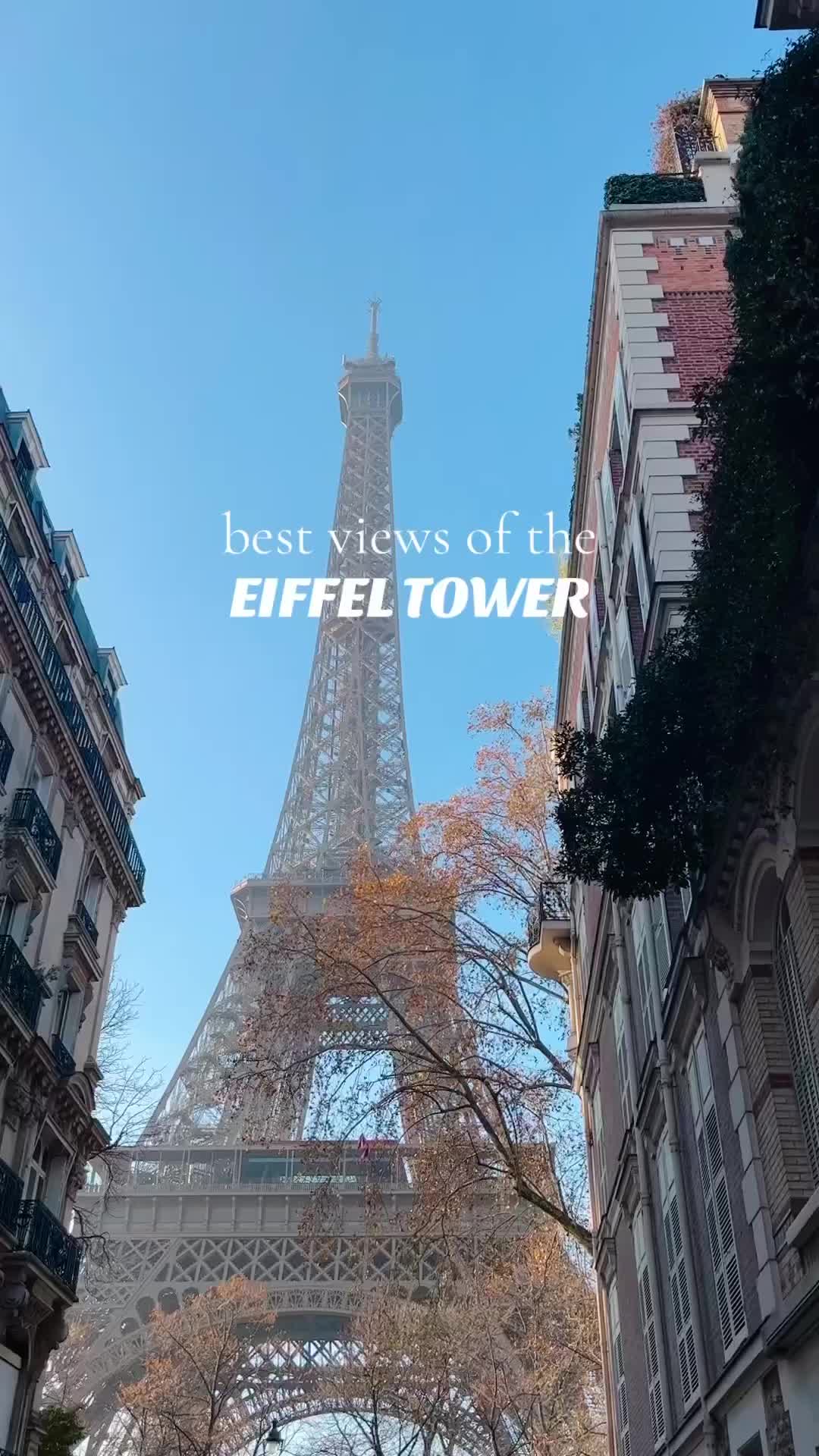 Best Spots to Enjoy the Eiffel Tower View in Paris